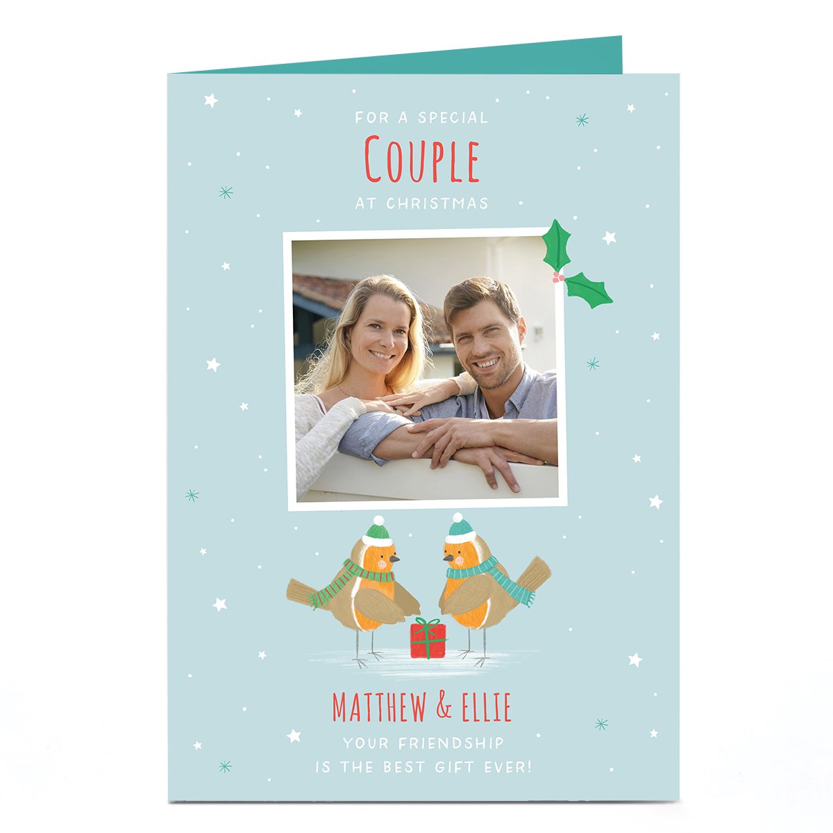 Photo Christmas Card - The Best Gift, Special Couple