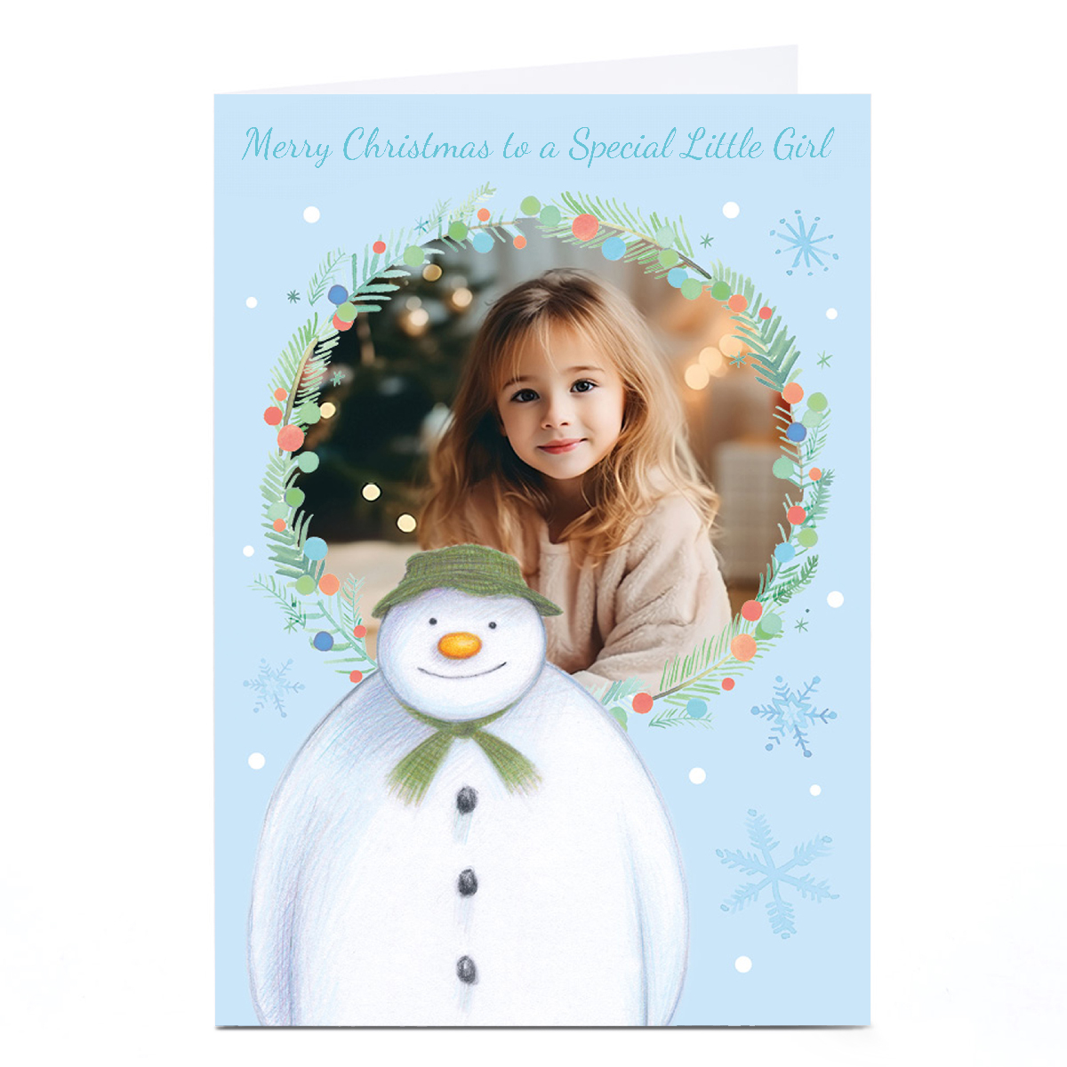 Photo The Snowman Christmas Card - Special Little Girl