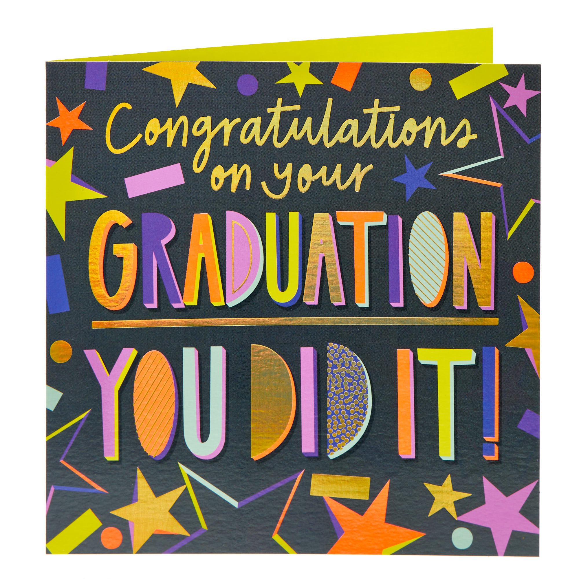 Congratulations You Did It Graduation Card