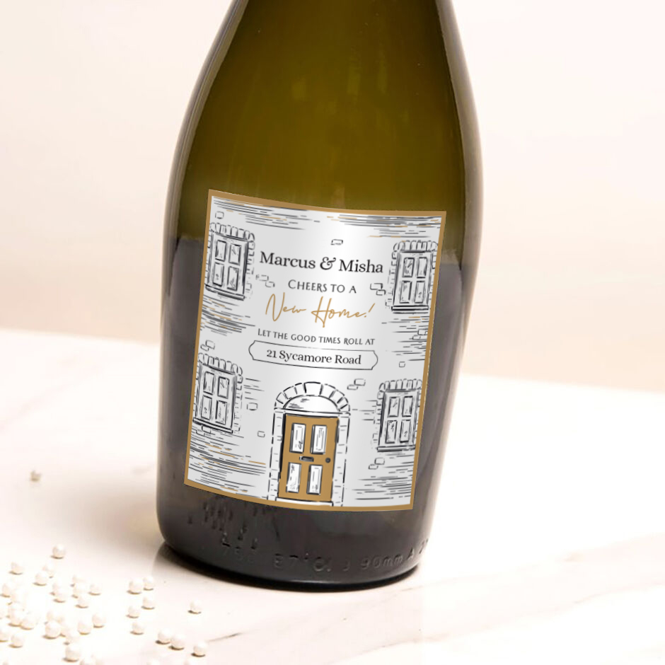 Personalised New Home Prosecco