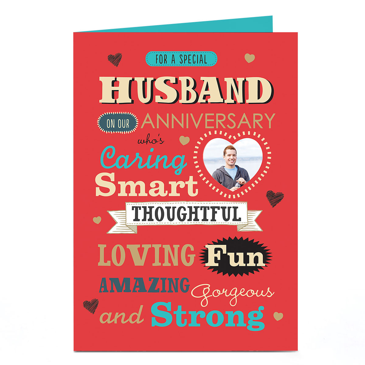 Buy Photo Anniversary Card - Compliments Husband for GBP 1.79 | Card ...