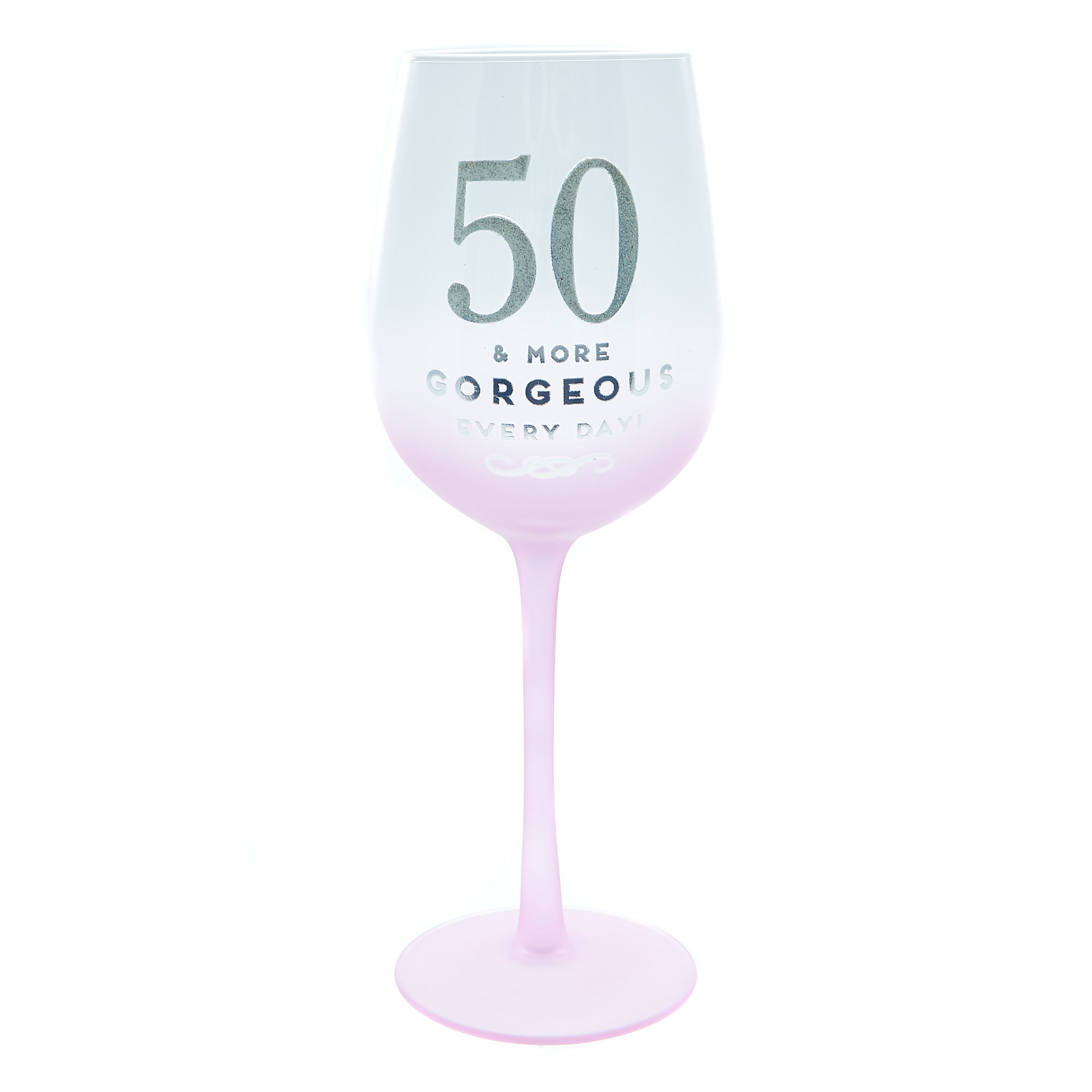 Buy 50th Birthday Wine Glass - More Gorgeous Every Day ...