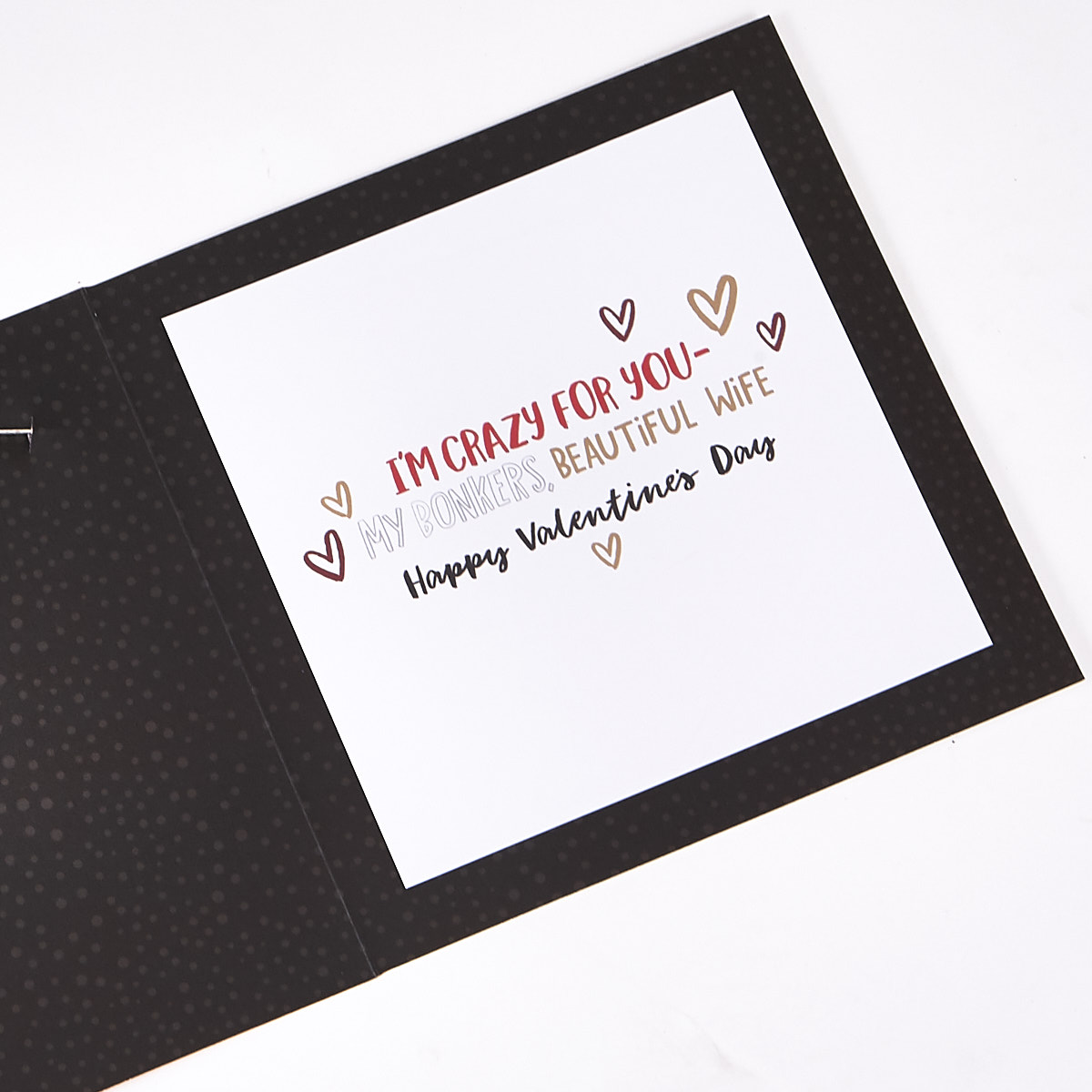 Valentine's Day Card - Exquisite Collection Wife Crazy About You