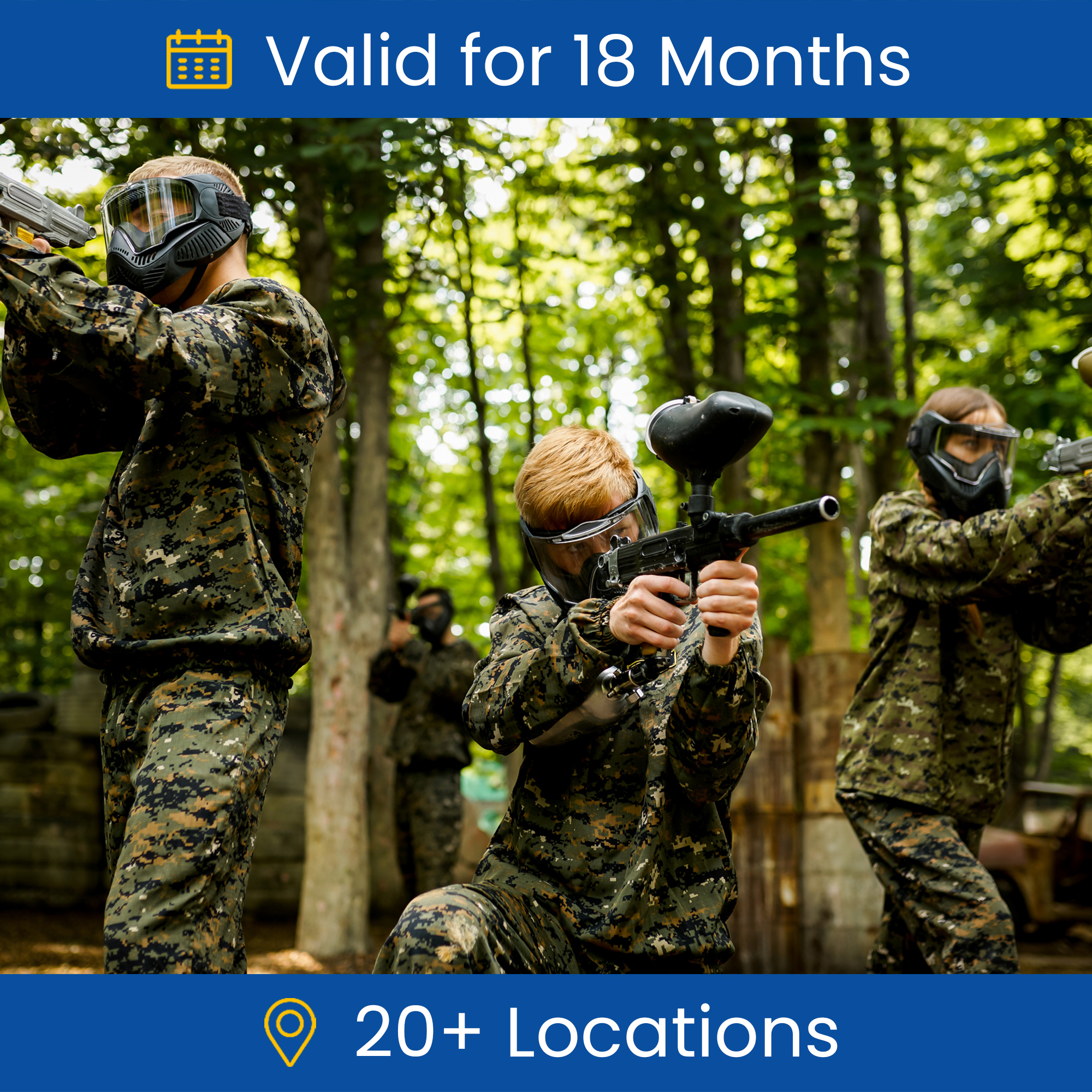 Paintball for Four Gift Experience Day