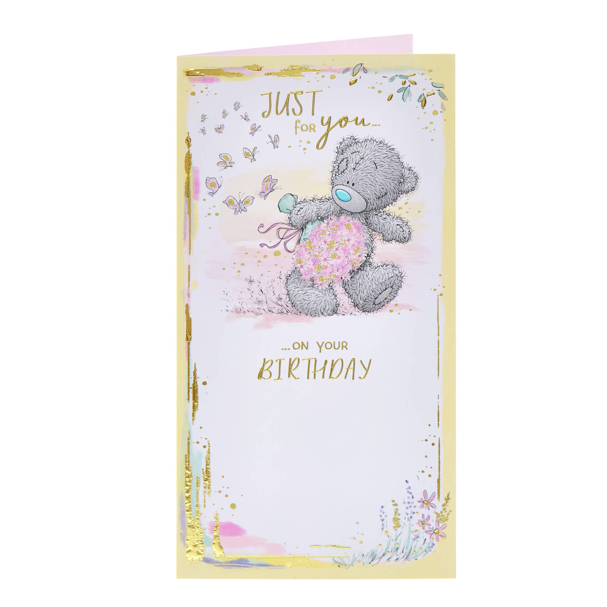 Buy Me To You Tatty Teddy Bunch Of Flowers Birthday Card for GBP 1.79 ...