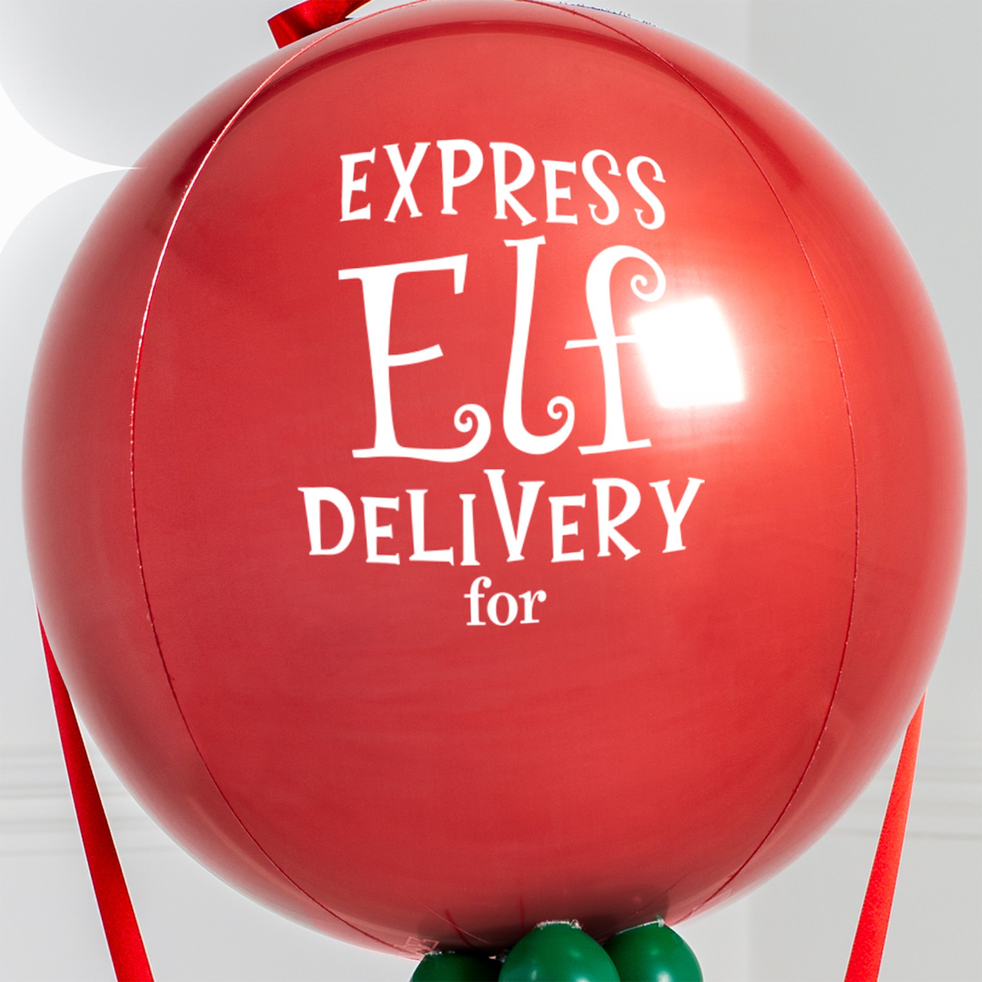 Elf On The Shelf Personalised Hot Air Balloon Stack  - DELIVERED INFLATED!