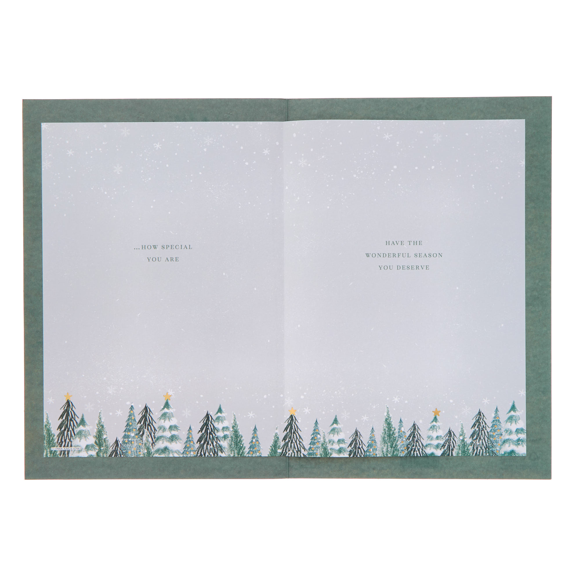 Wonderful Friend Forest Christmas Card