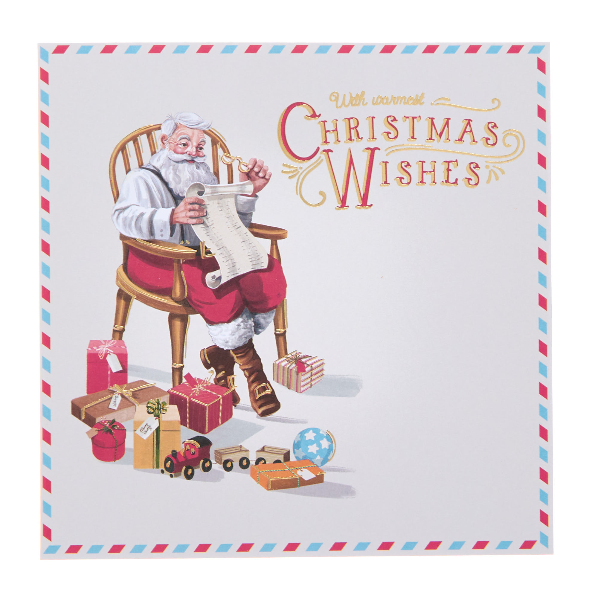 16 Charity Christmas Cards - Classic Santa (2 Designs)