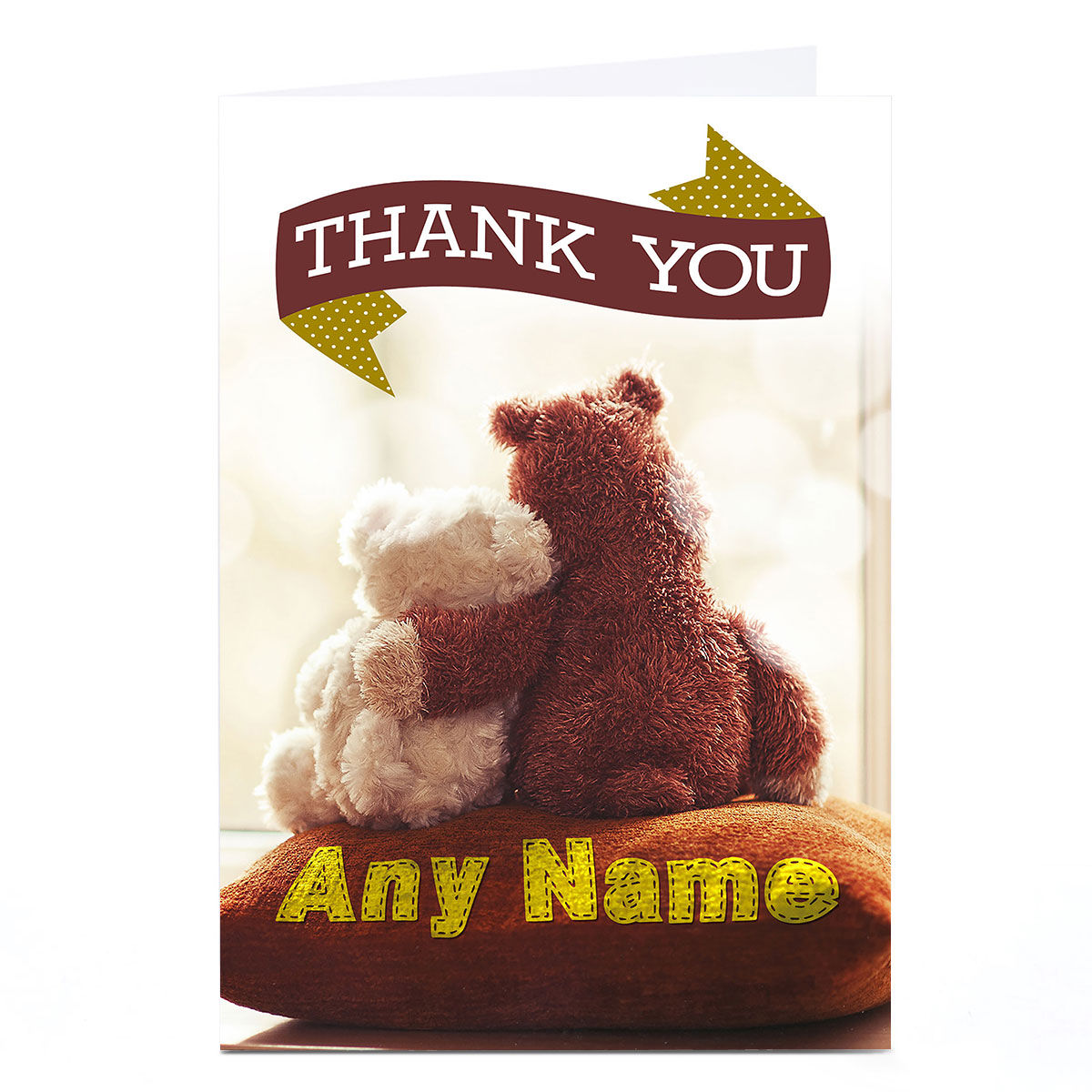 Buy Personalised Thank You Card - Bear Cuddles for GBP 1 ...