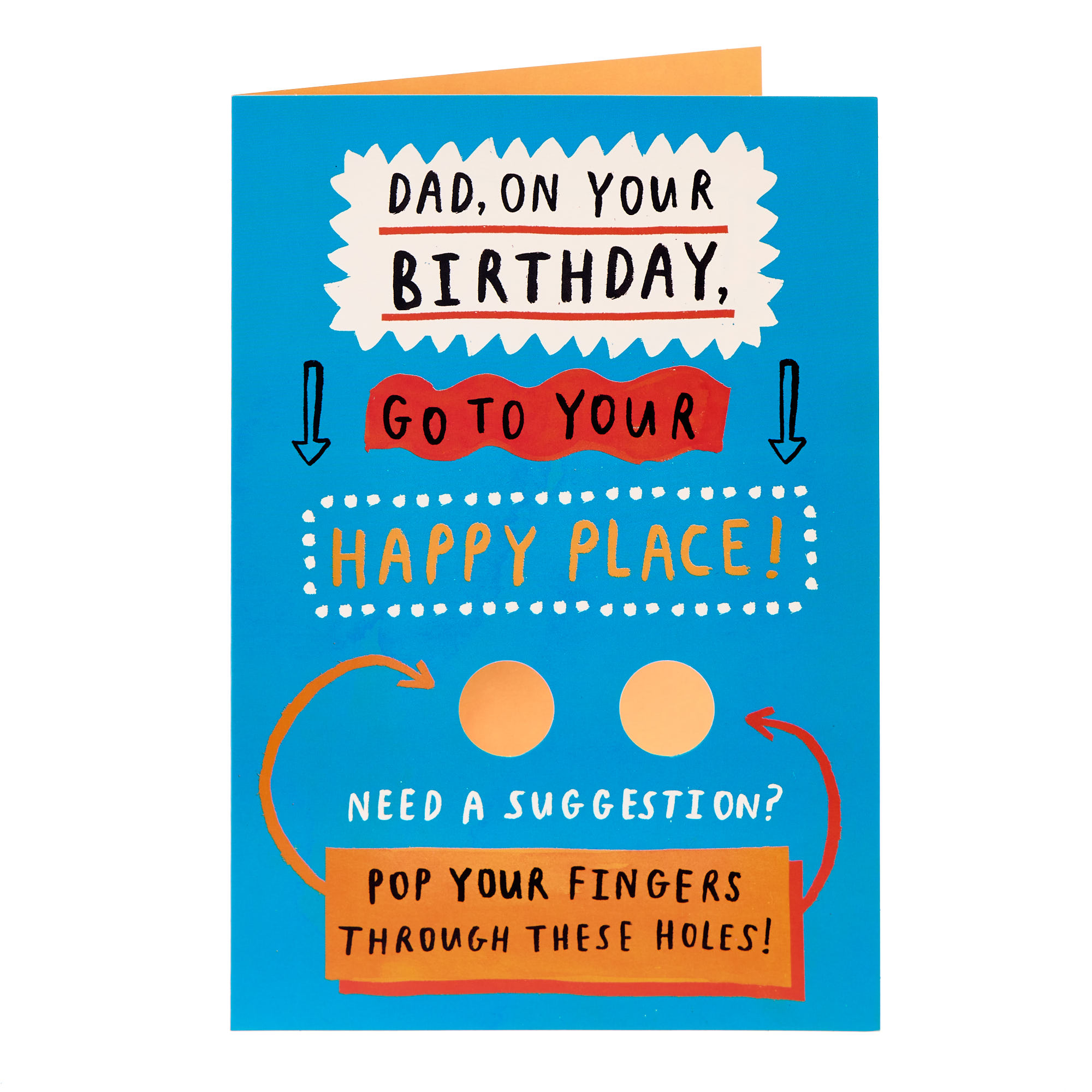 Dad Your Happy Place Birthday Card