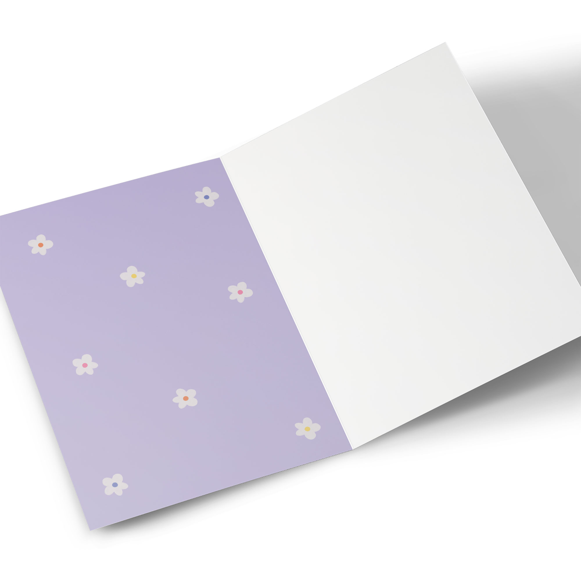 Photo Hugs Mother's Day Card - Pastel Purple Beautiful Day, Nanna