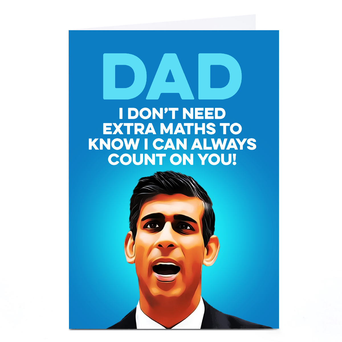 Personalised PG Quips Father's Day Card - Extra Maths