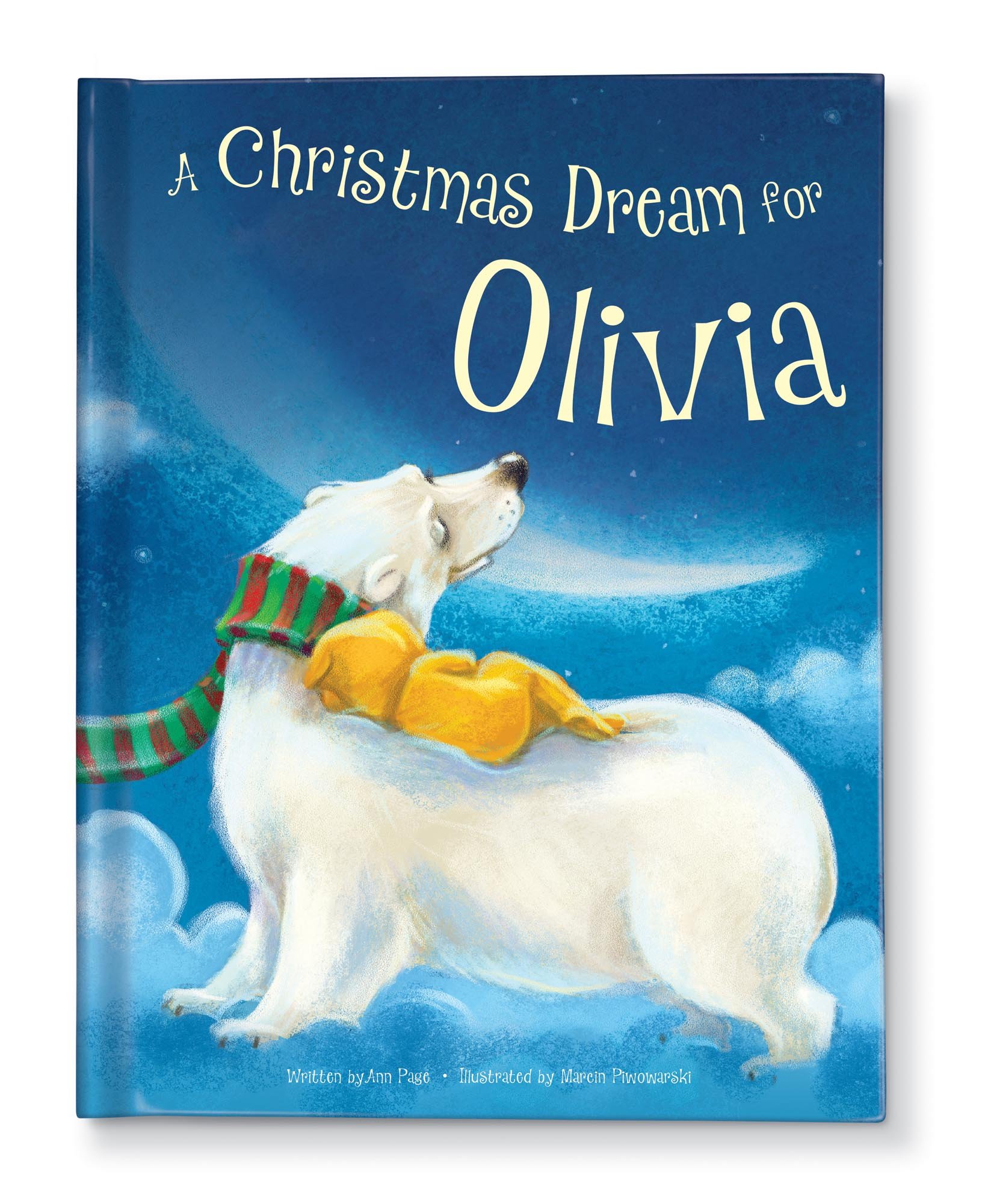 A Christmas Dream For Me Hardcover Personalised Book