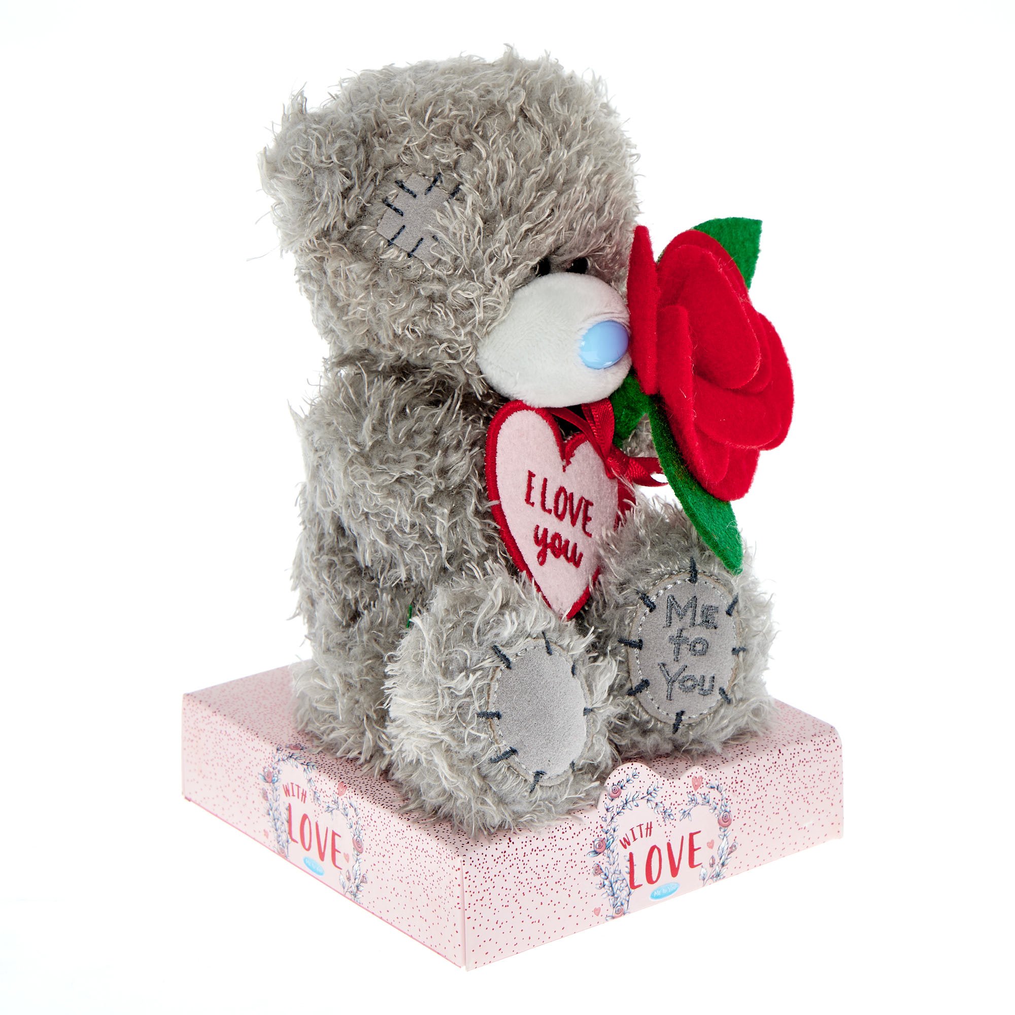 Me To You Tatty Teddy Love Heart & Rose Plush Bear