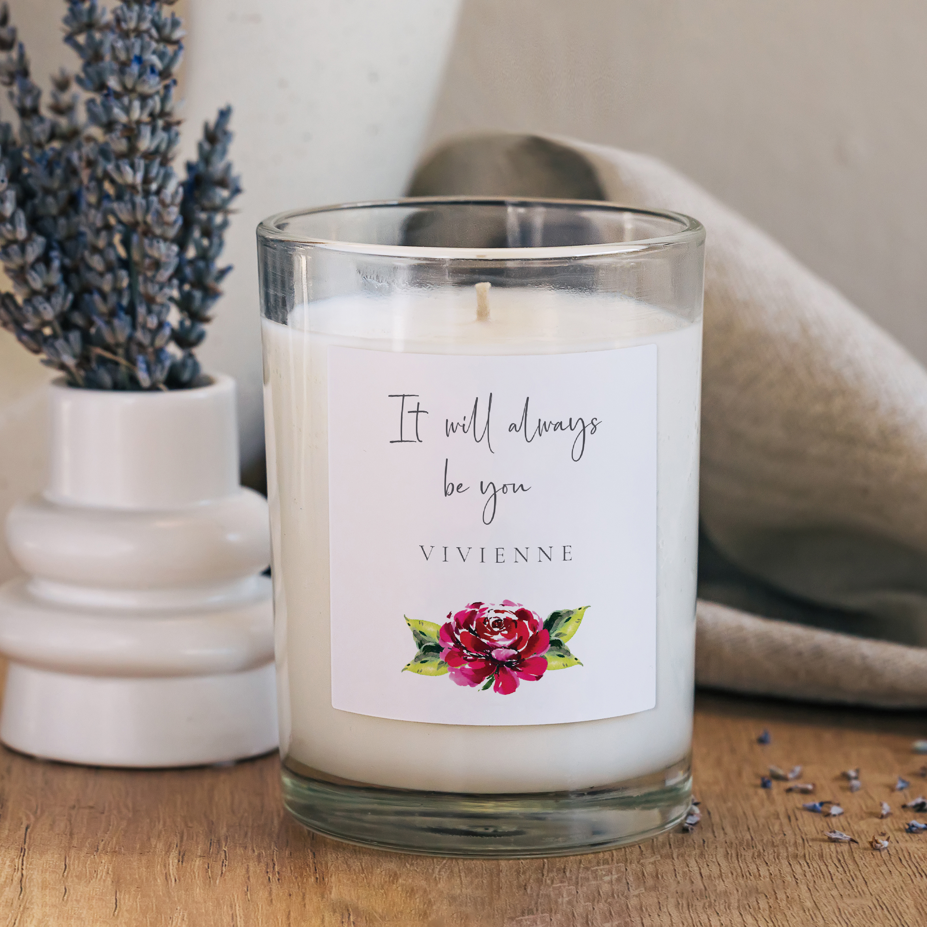 Personalised Candle - It Will Always Be You