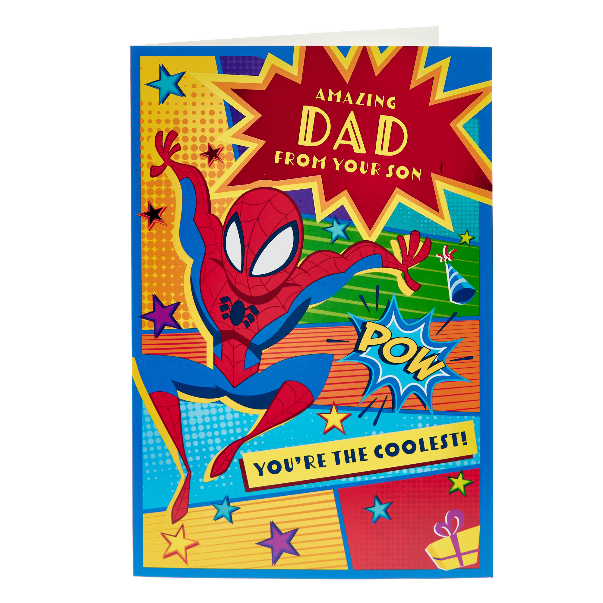 Dad From Son Spider-Man Father's Day Card