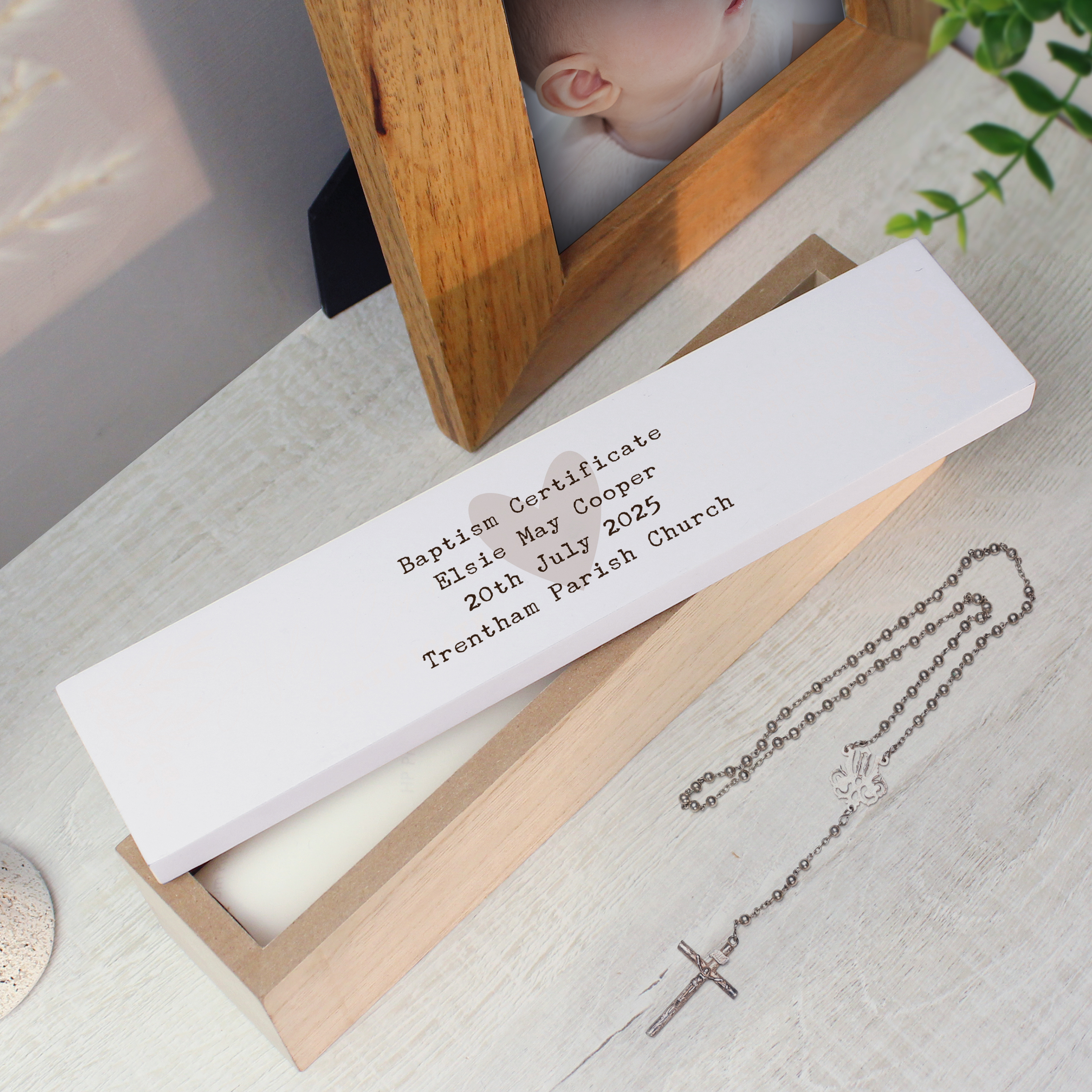 Personalised Wooden Certificate Holder