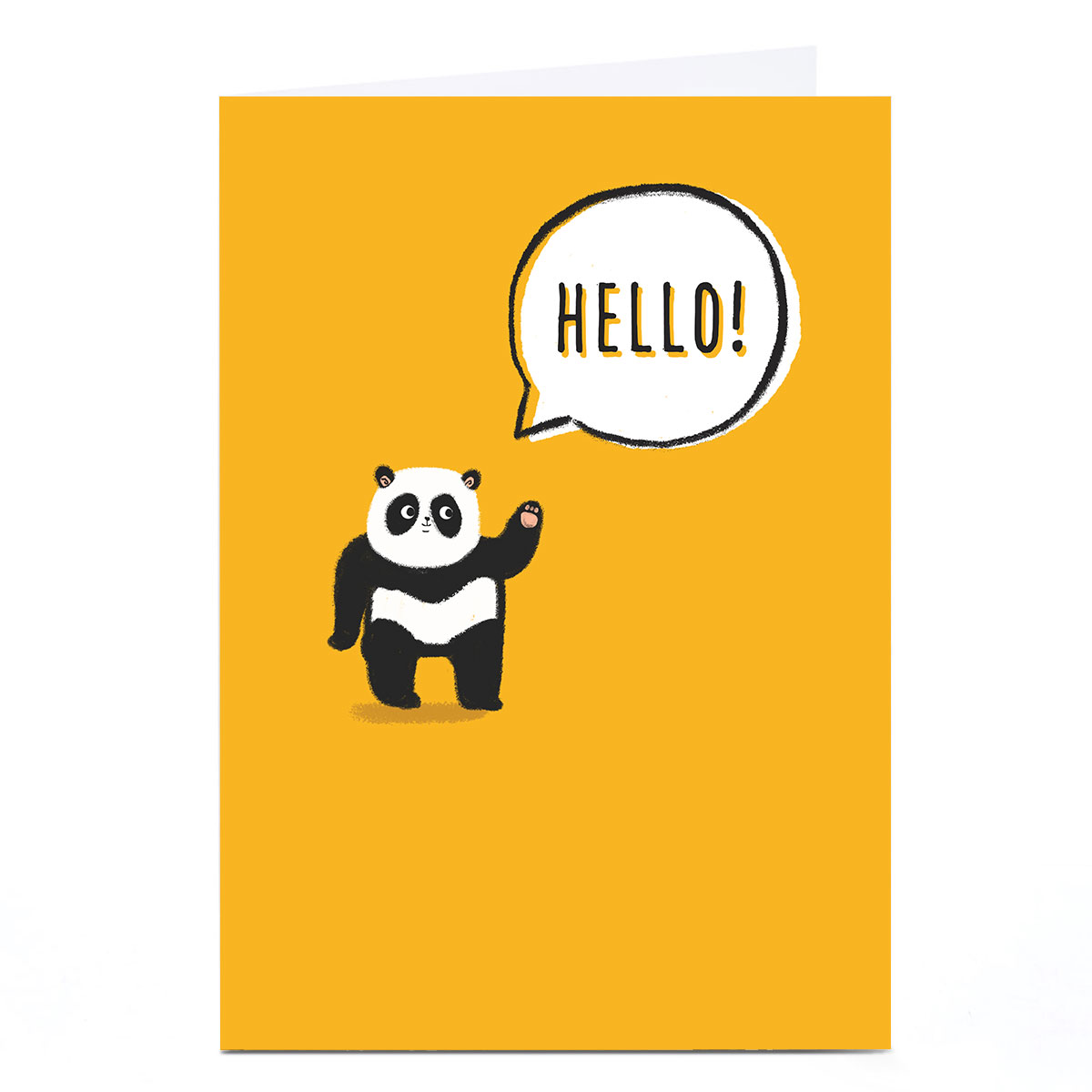 Personalised Card - Hello! Panda