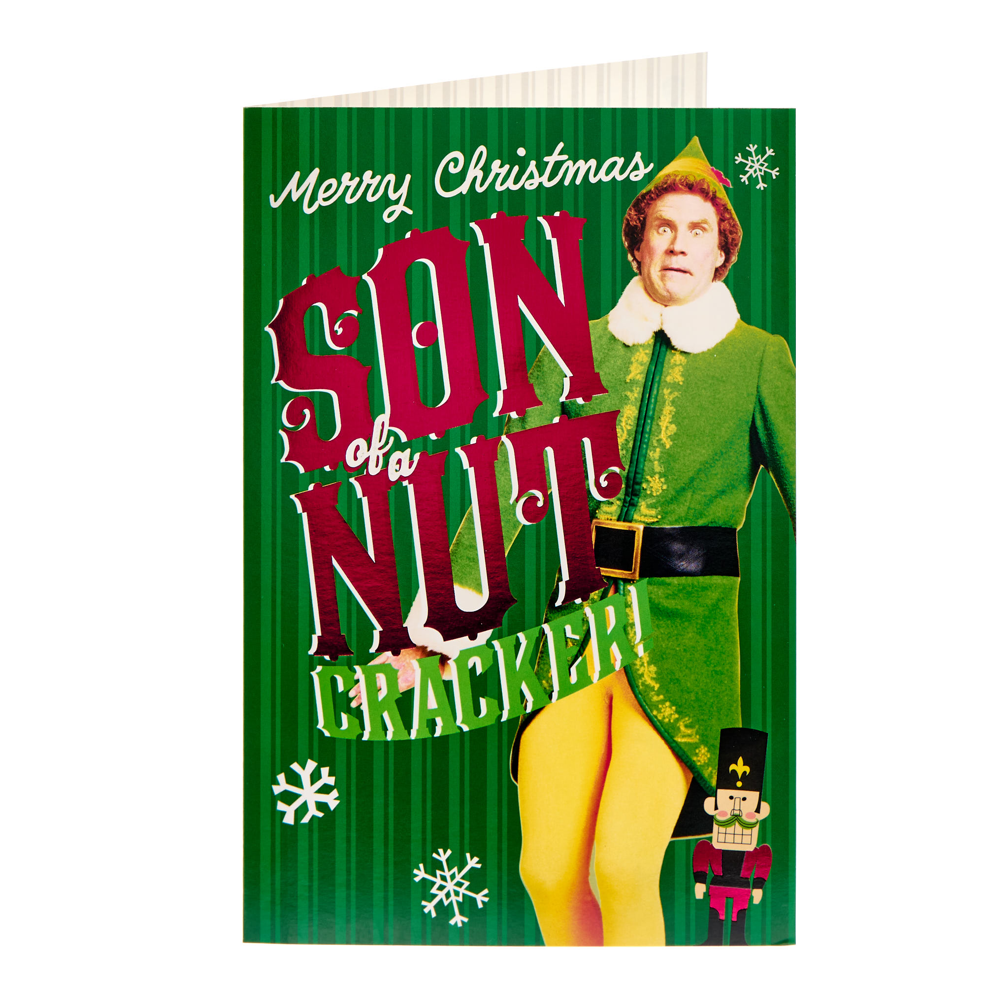 Son Nut Cracker Elf Movie Christmas Card