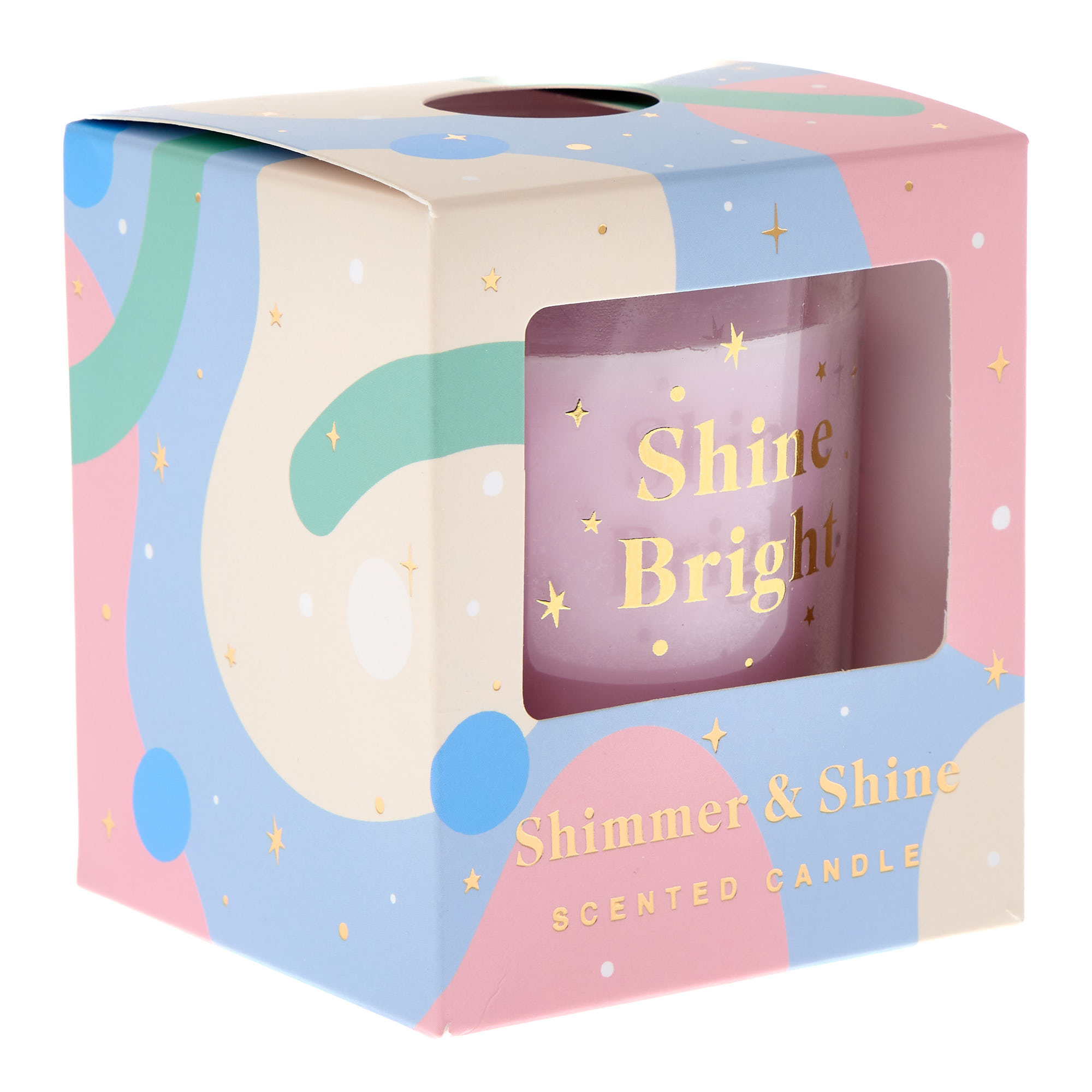 Shine Bright Shimmer & Shine Sweet Vanilla Scented Candle