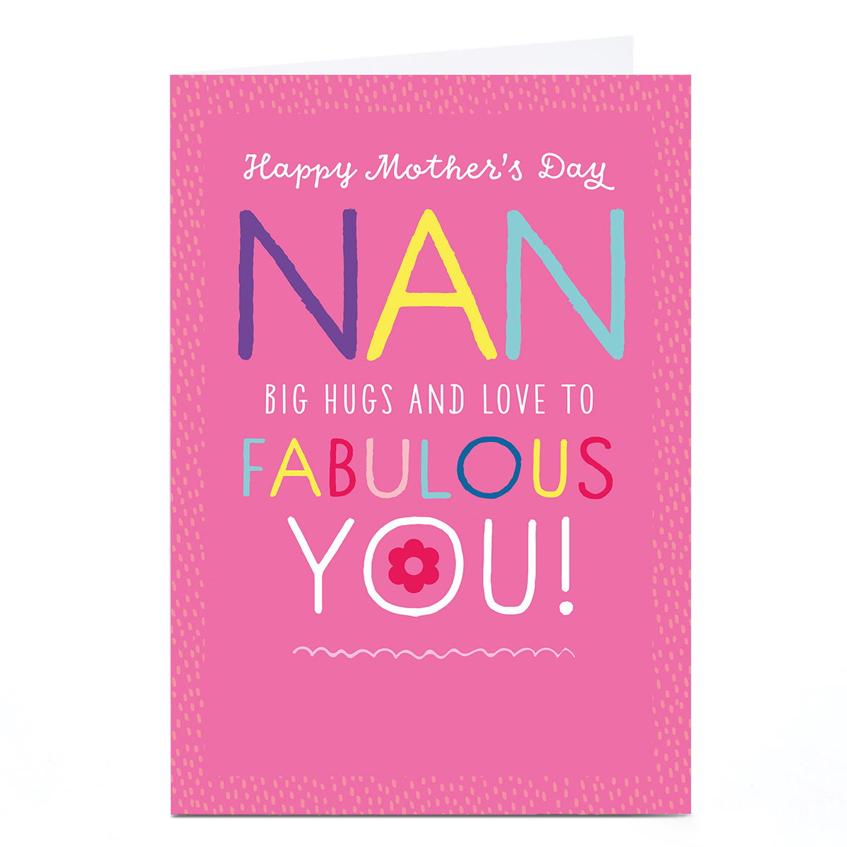 Buy Personalised Shout Mothers Day Card Fabulous You Nan For Gbp 229 Card Factory Uk