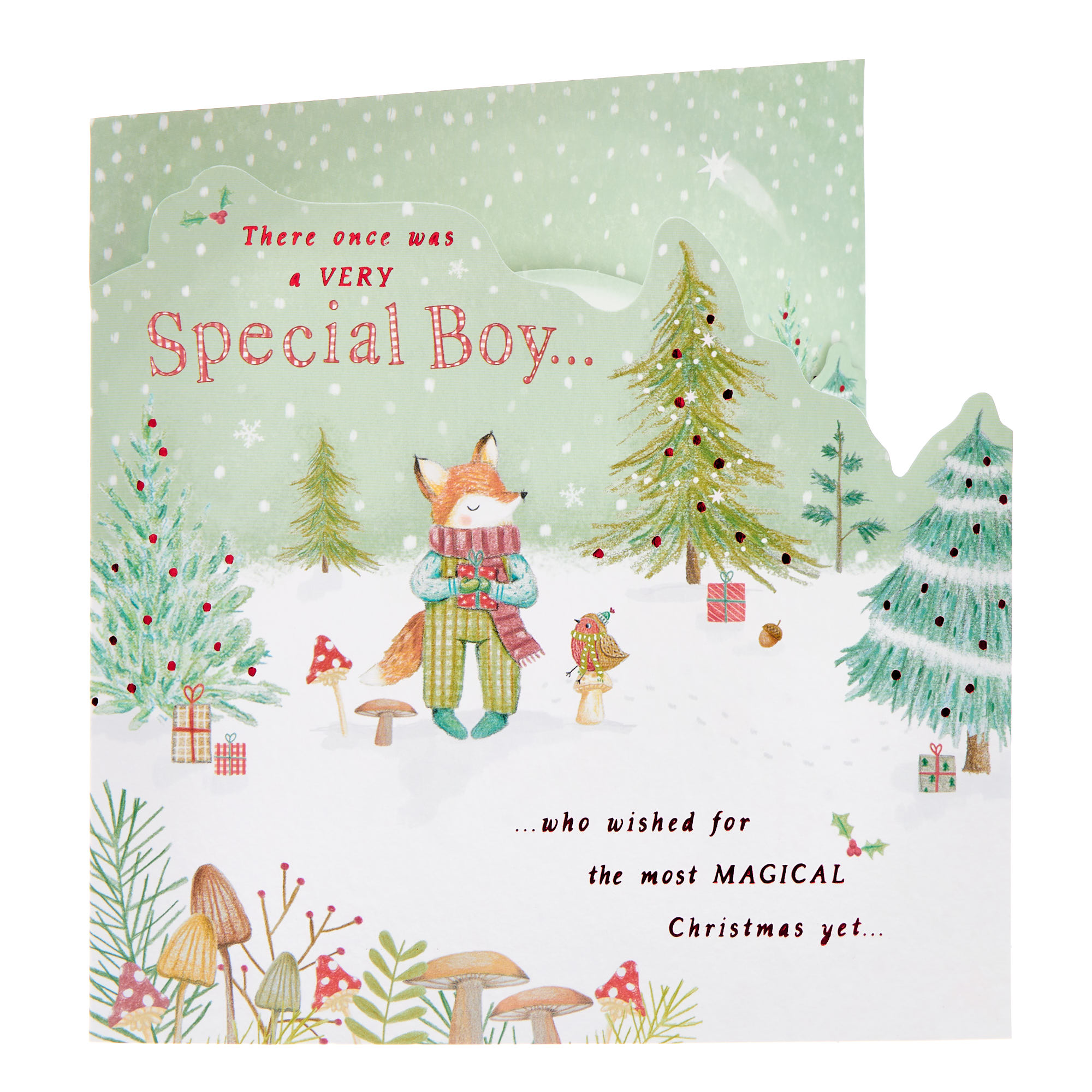 There Once Was A Very Special Boy Christmas Card