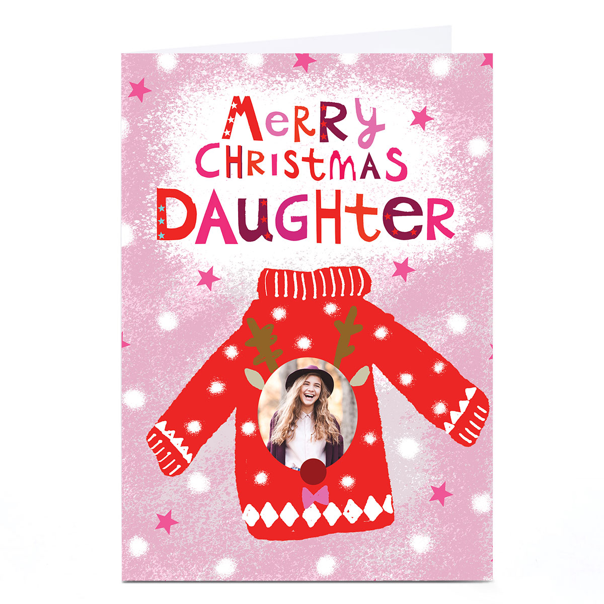 Photo Lindsay Kirby Christmas Card - Christmas Jumper, Daughter