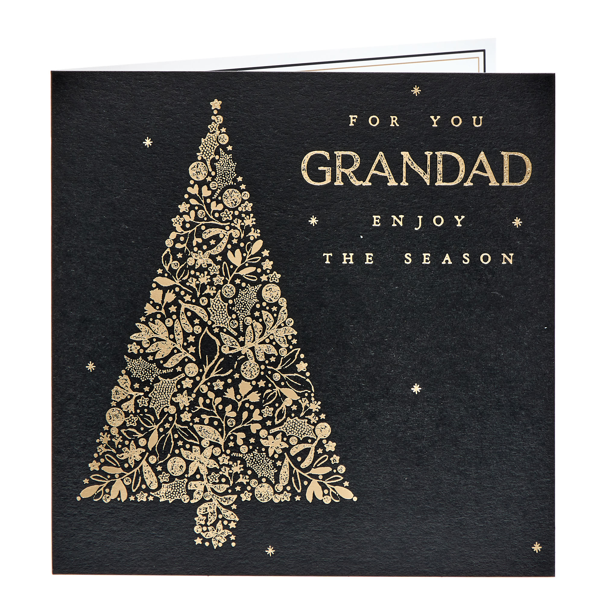 GRANDAD Foiled Tree Studio 41 Christmas Card