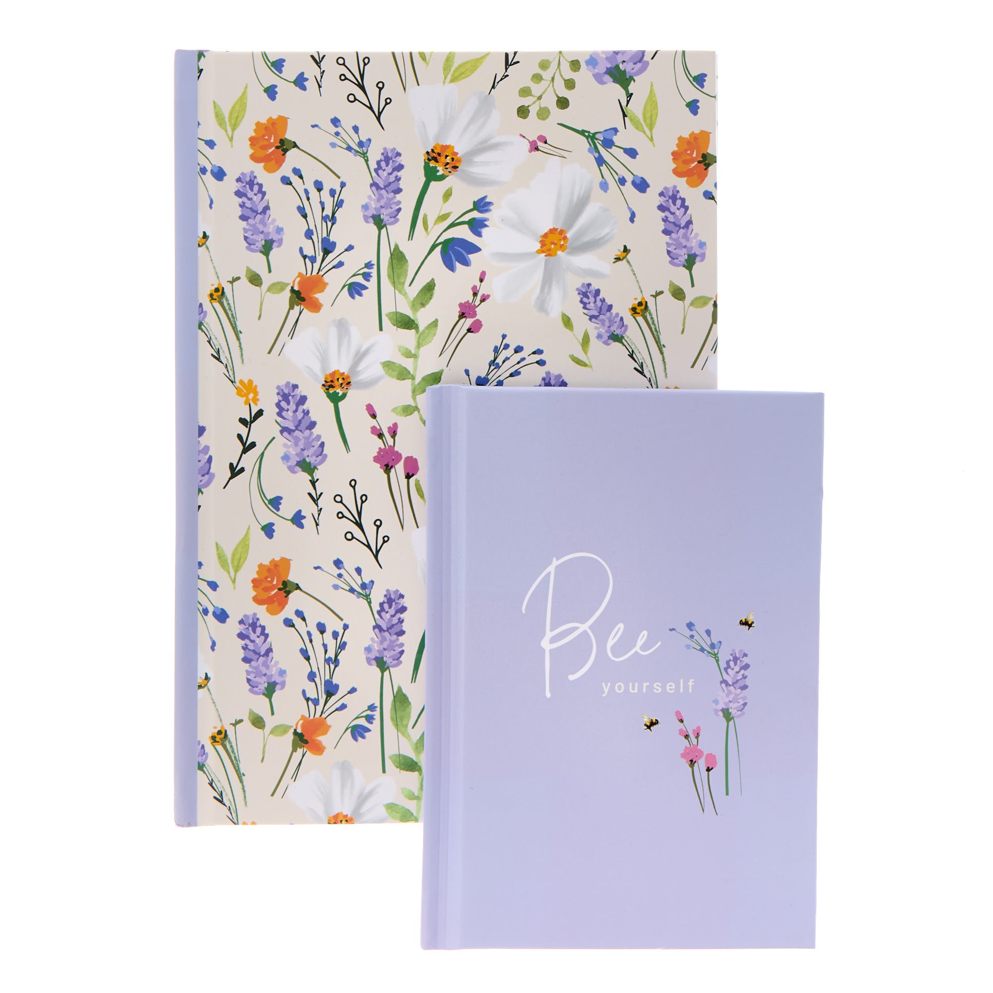 Bee Yourself Floral A5 & A6 Twin Notebooks