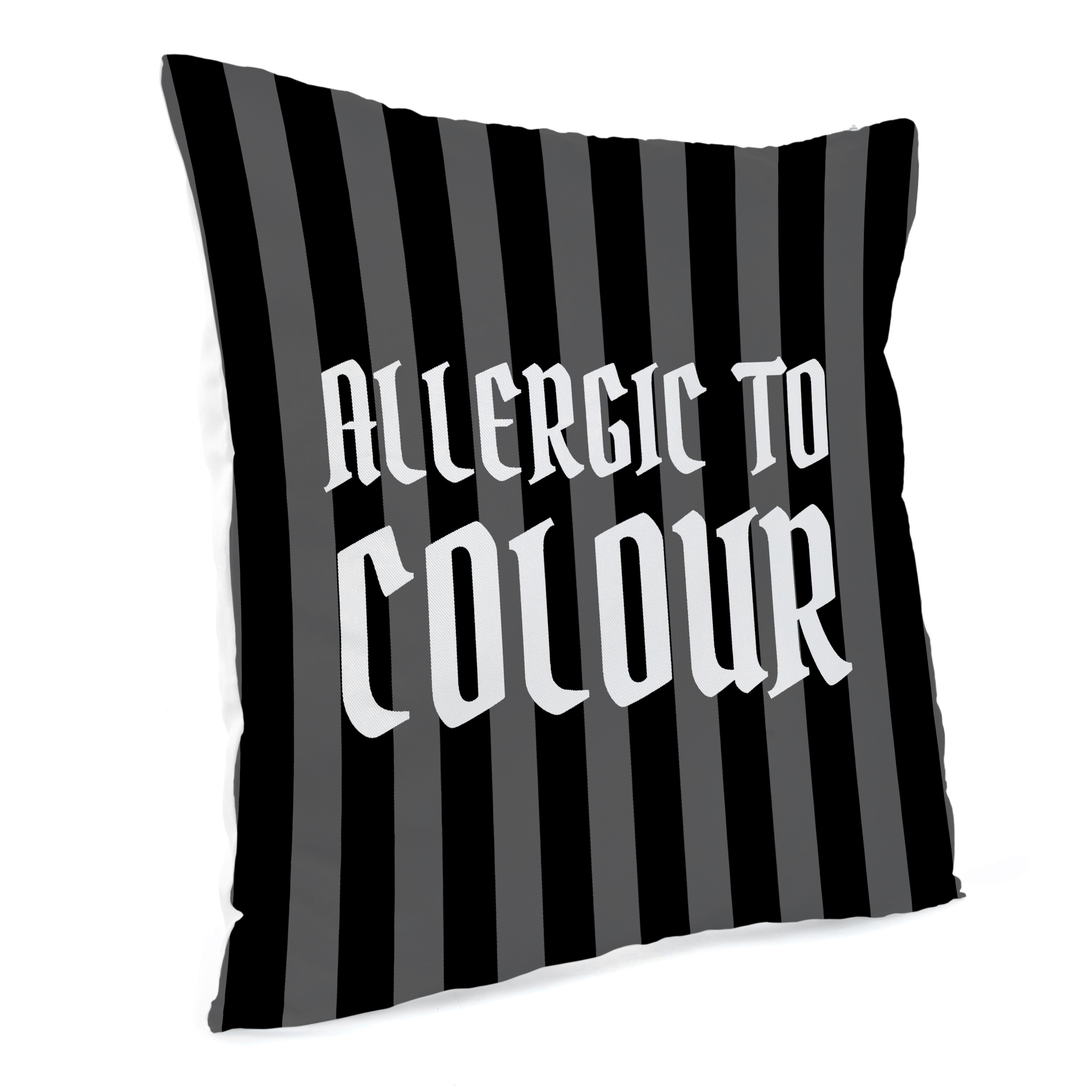 Personalised Cushion - Allergic to Colour