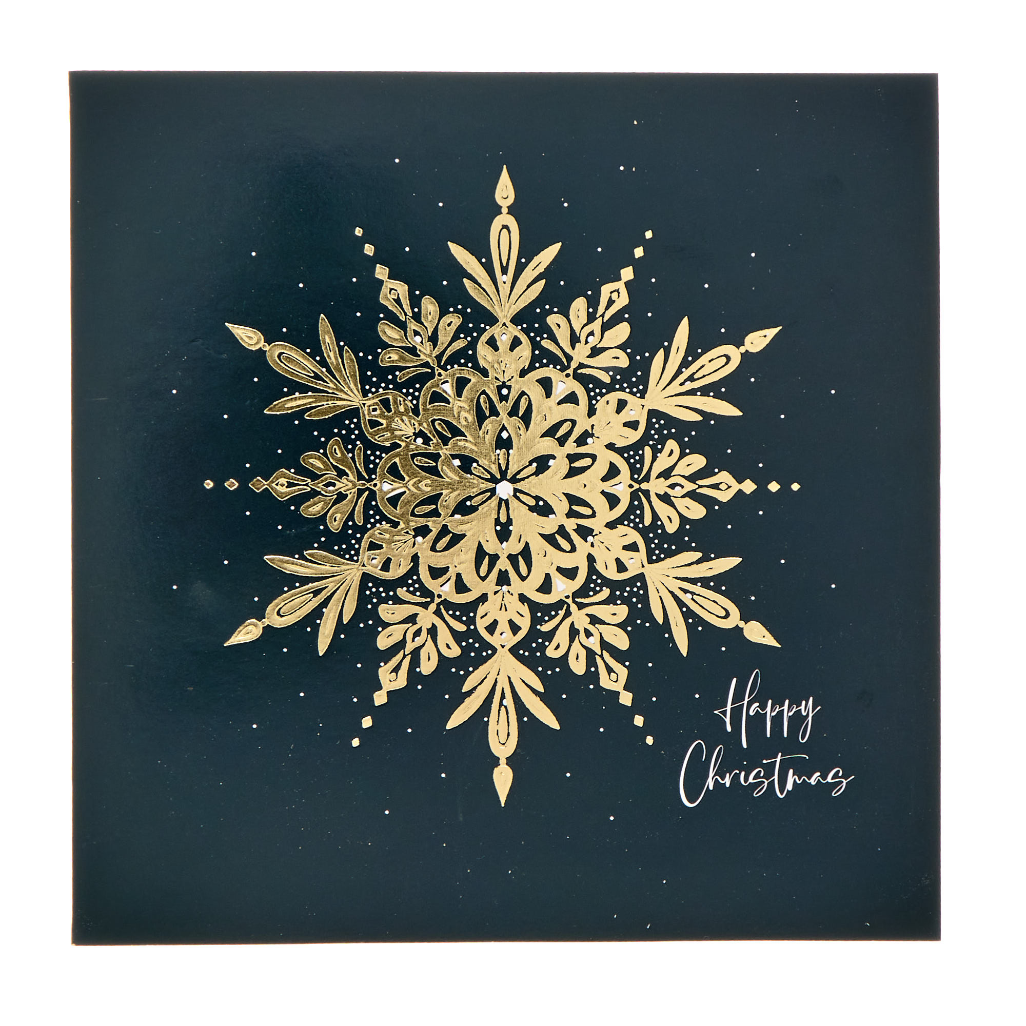 16 Charity Christmas Cards - Snowflake & Star (2 Designs)