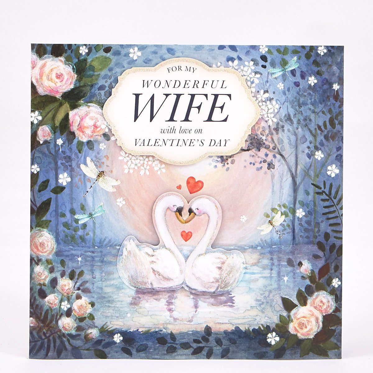 Buy Valentines Day Card Exquisite Collection Wife Swans For Gbp 179 Card Factory Uk 6555