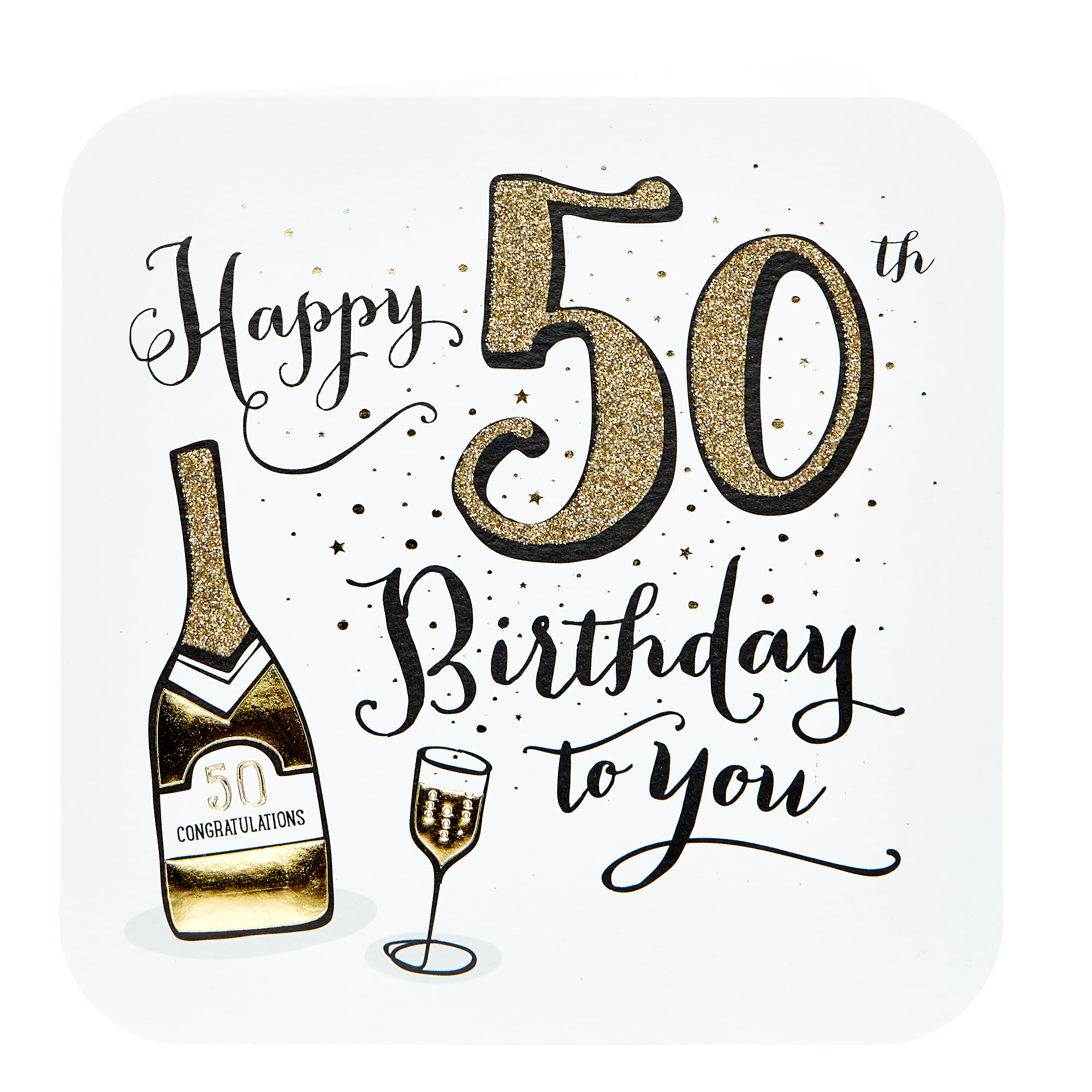 50th Birthday Card With Free Shipping