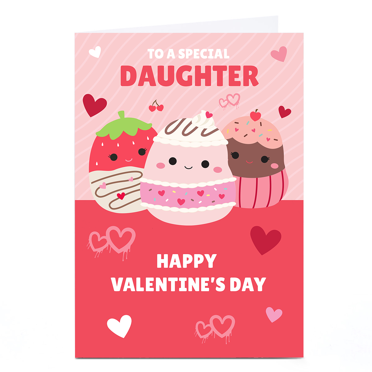 Personalised Squishmallows Valentine's Day Card -  Cute Cakes