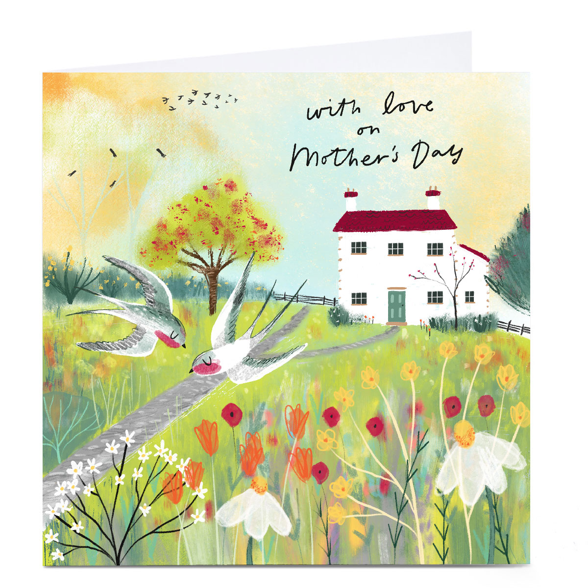 Personalised Emma Valenghi Mother's Day Card - Cottage