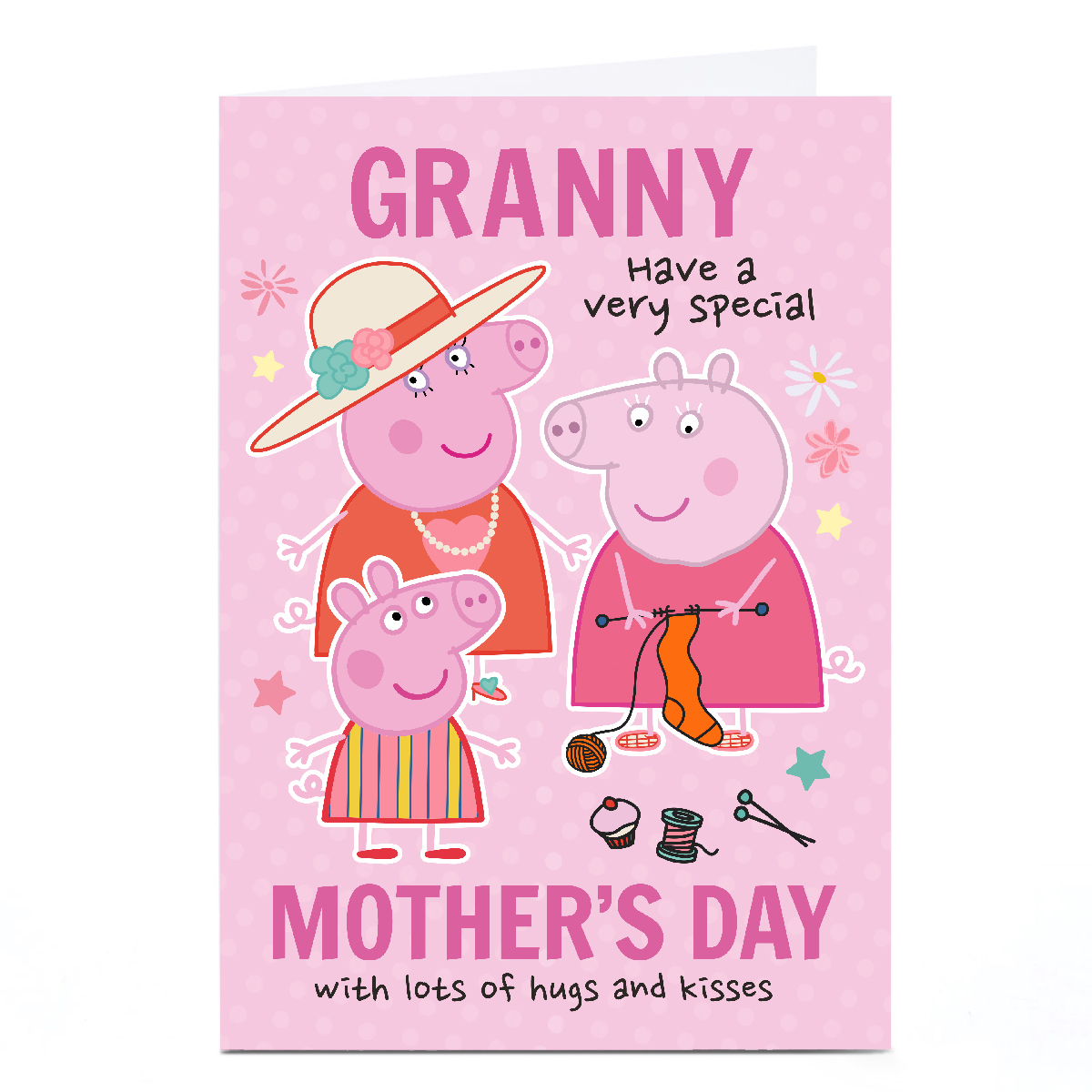 Personalised Mother's Day Card - Peppa Pig, Granny