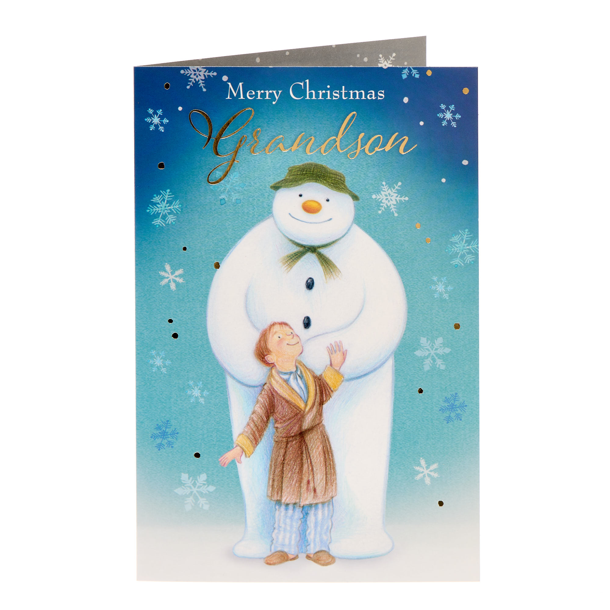 Grandson The Snowman Christmas Card