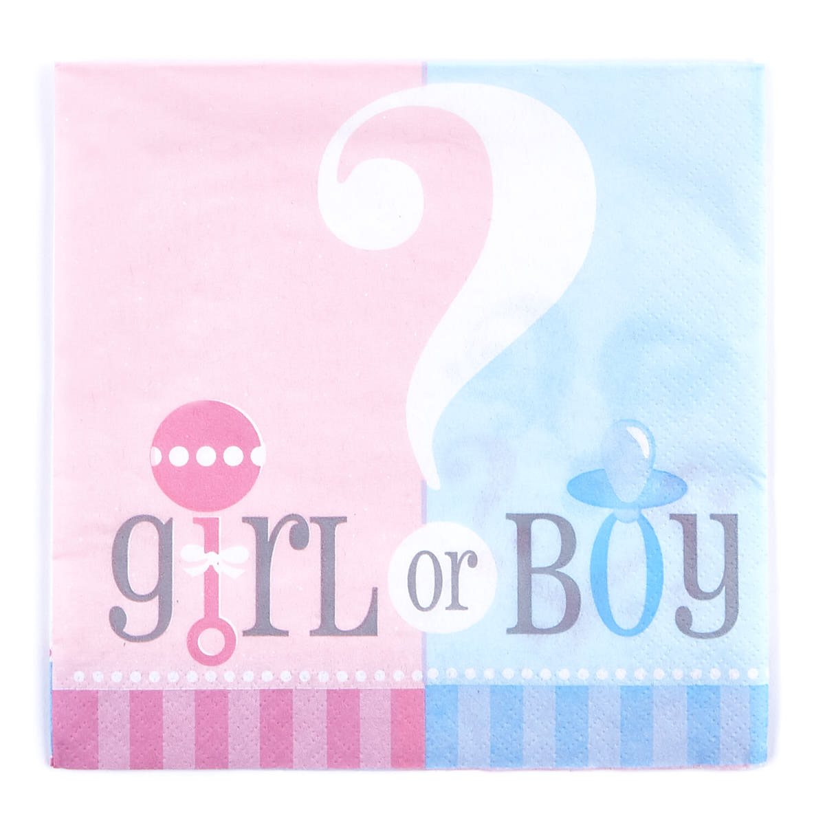 Gender Reveal Party Tableware Bundle - 16 Guests