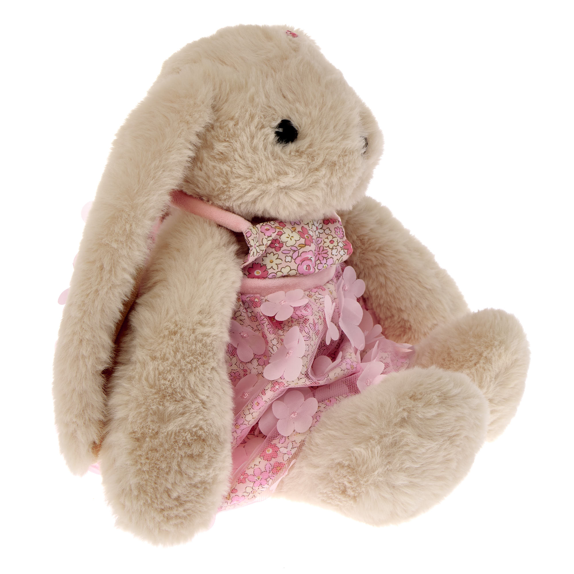 Large Flower Bunny Soft Toy