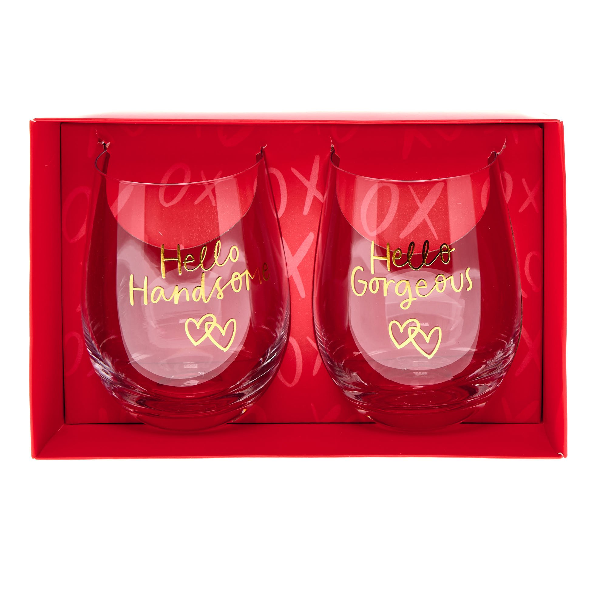 Yours & Mine Set of 2 Glass Tumblers