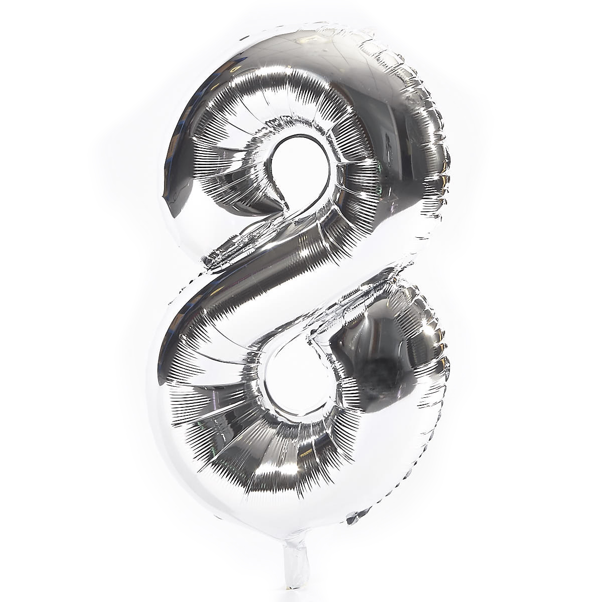silver 18 balloons
