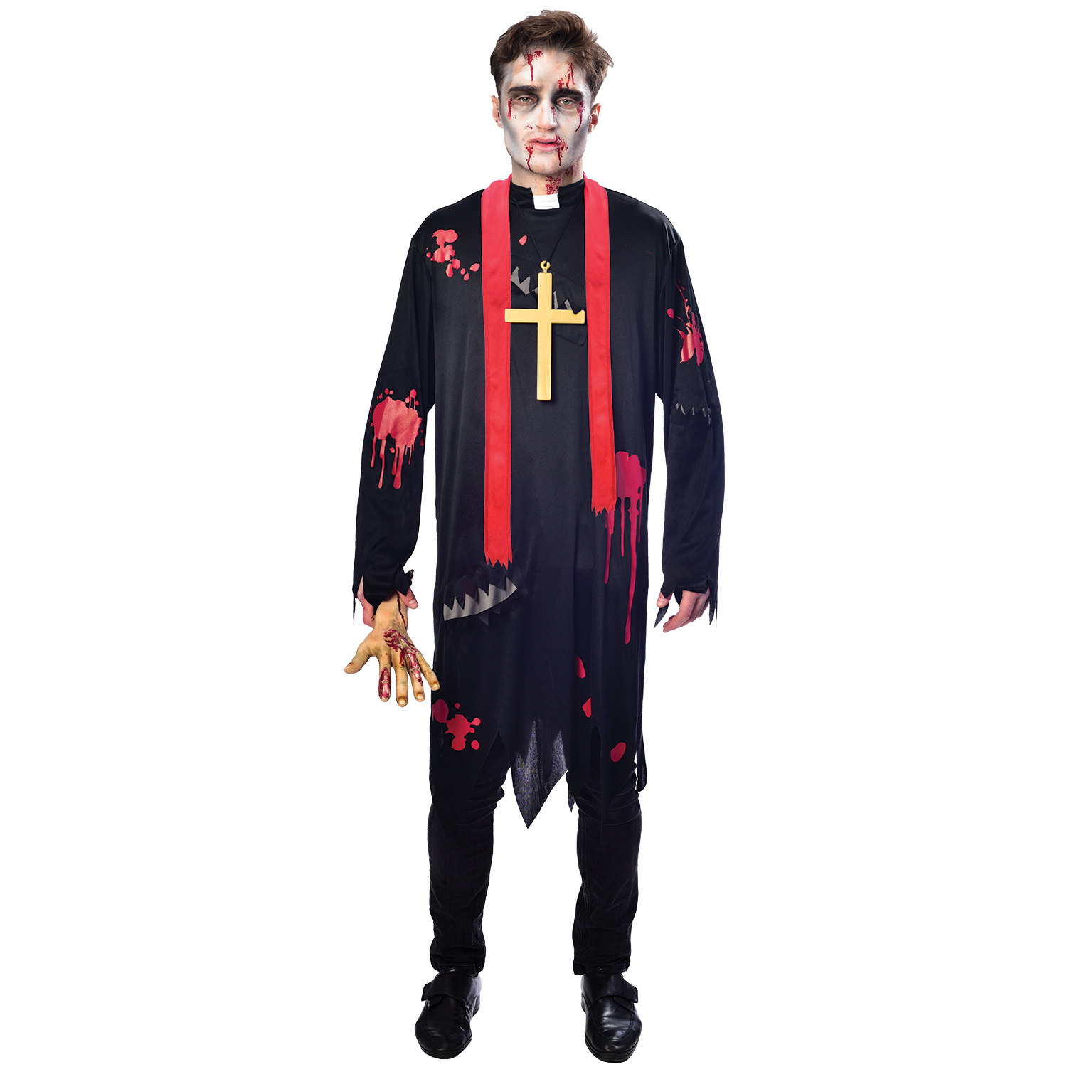 Zombie Vicar Adult Fancy Dress Costume