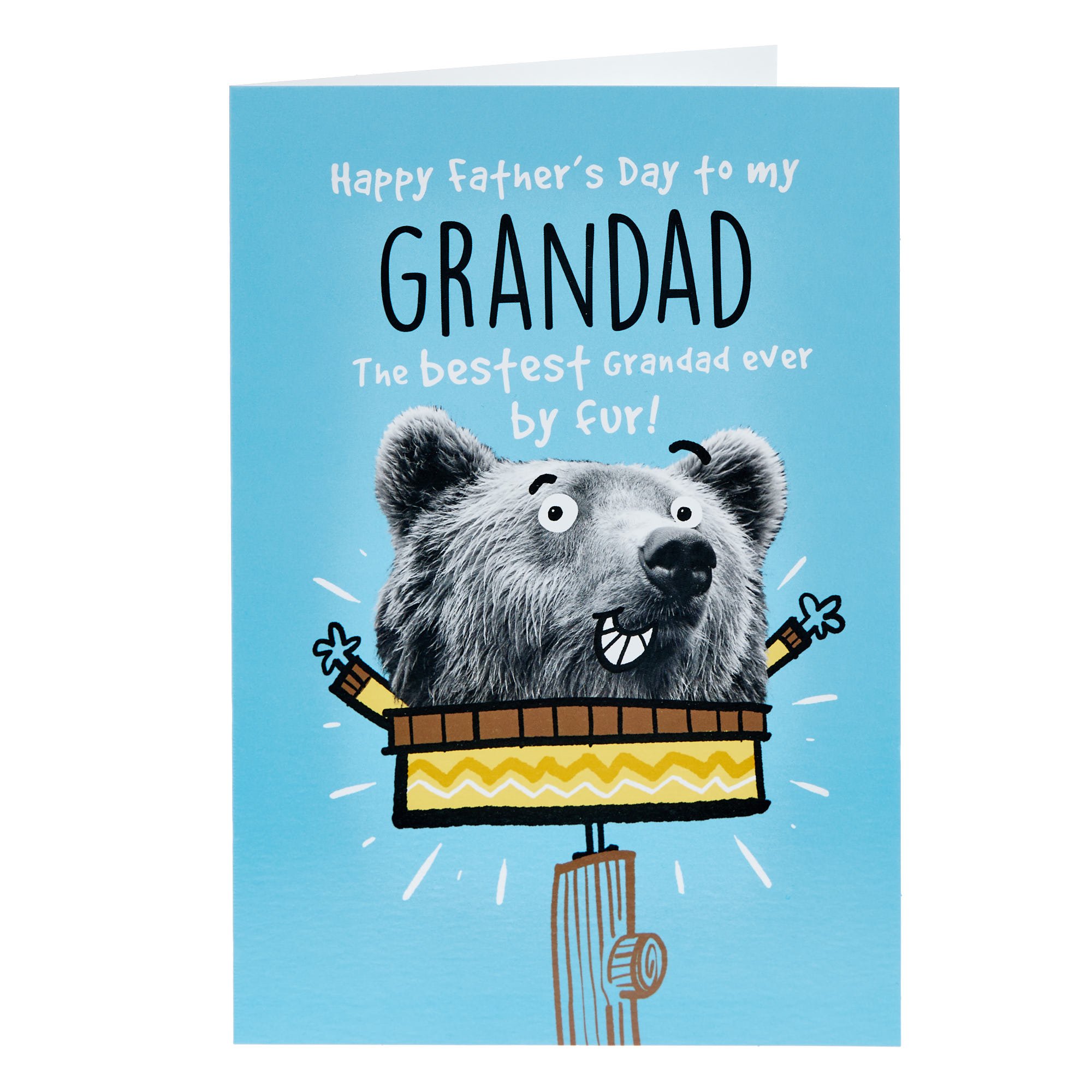 Buy Grandad Best By Fur Father's Day Card for GBP 1.49 | Card Factory UK