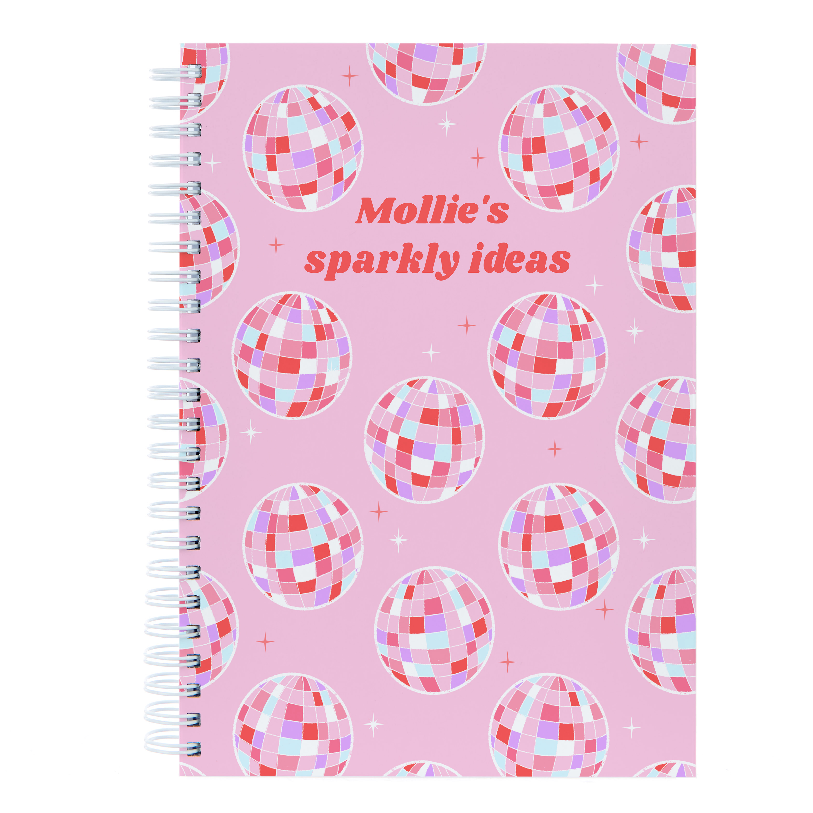 Personalised Notebook - Western Disco, Sparkly Ideas