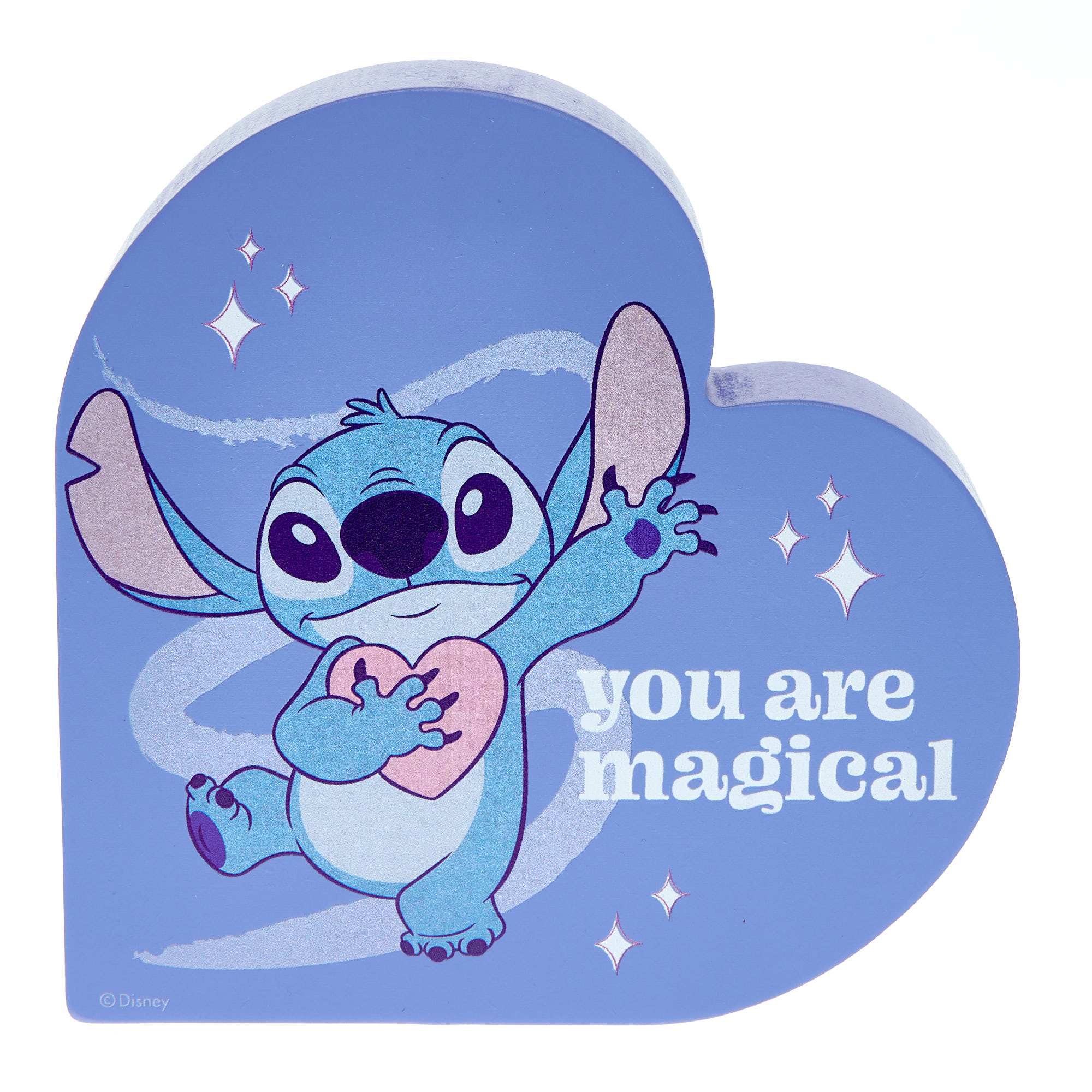 Disney Stitch You Are Magical Heart Shaped Plaque