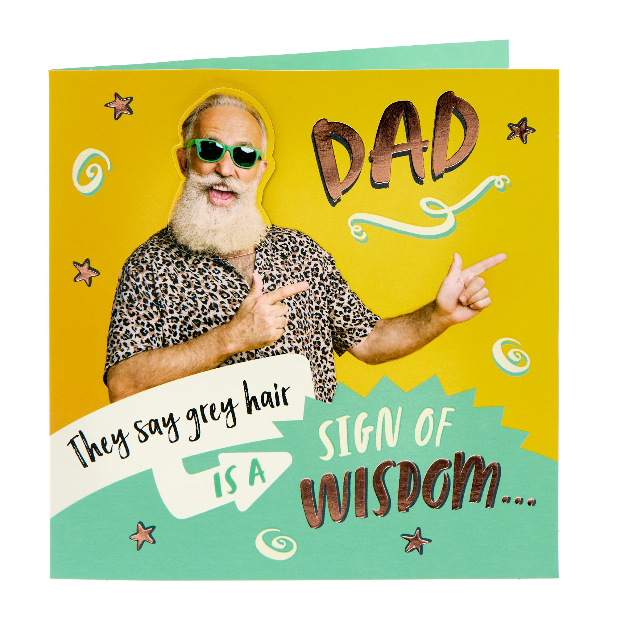 Dad A Sign of Wisdom Birthday Card