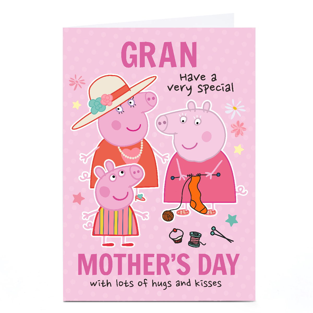 Personalised Mother's Day Card - Peppa Pig, Gran