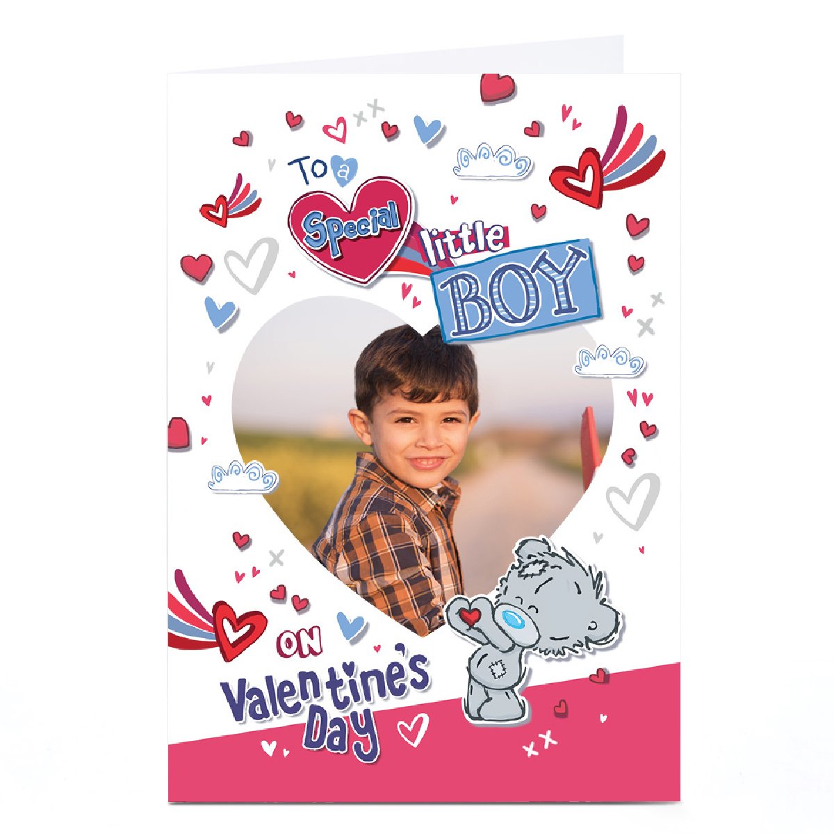 Photo Tatty Teddy Valentine's Day Card - Special Little Boy