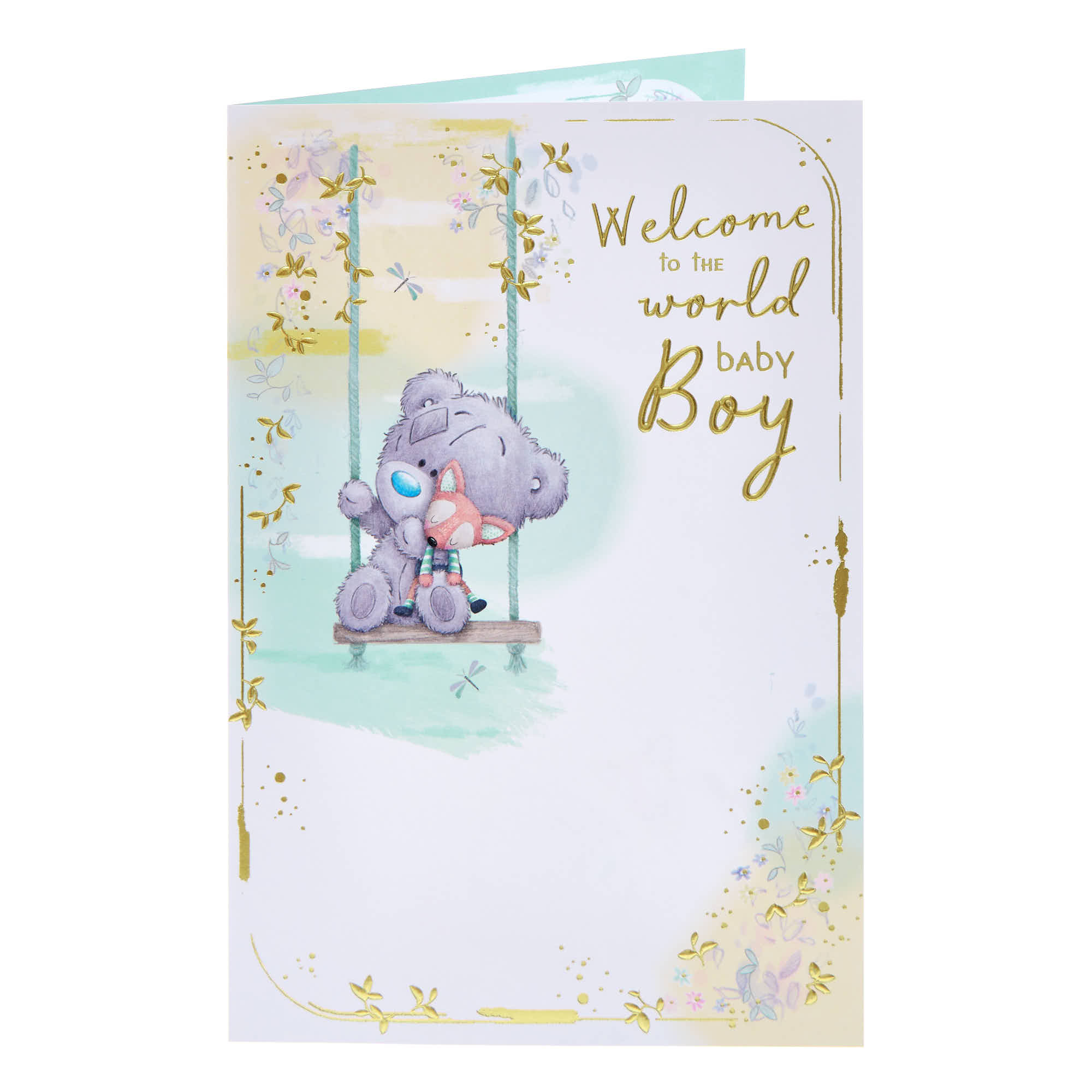 Me To You Tatty Teddy Welcome To The World New Baby Boy Card