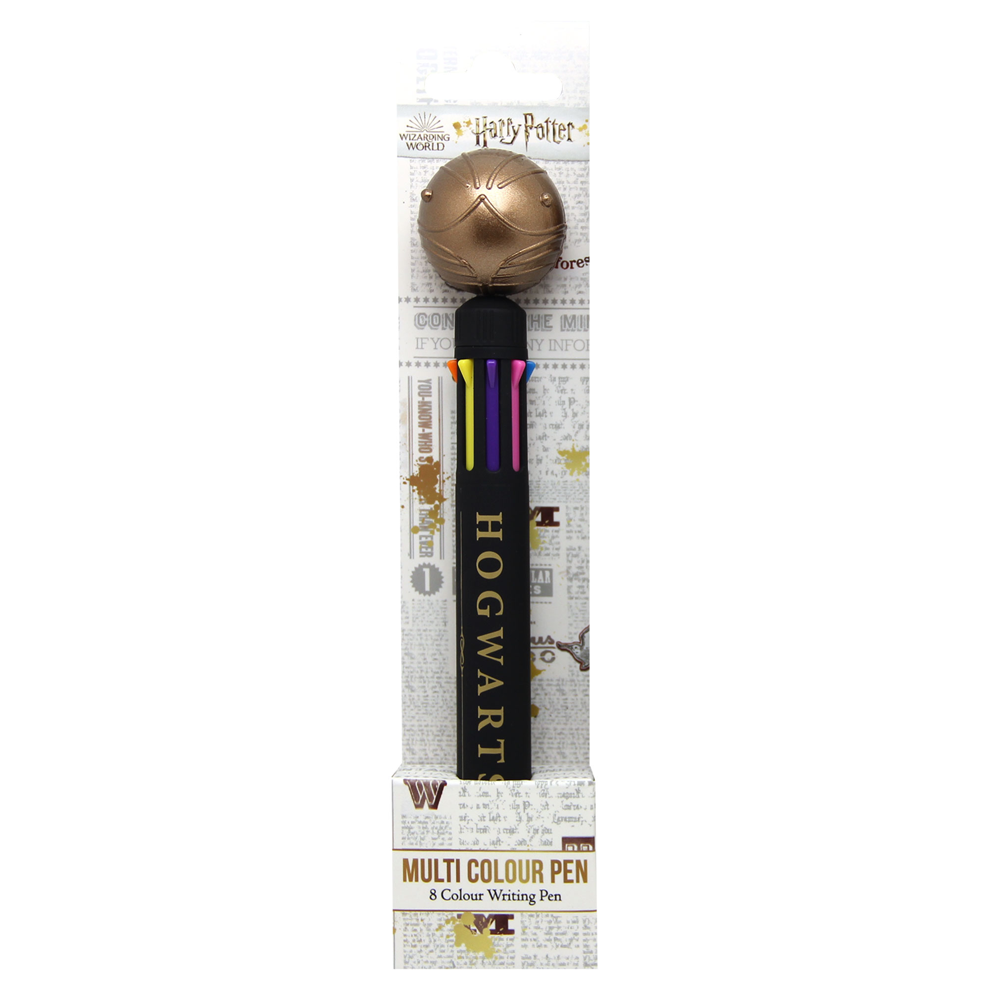 Harry Potter Golden Snitch 8-Colour Pen